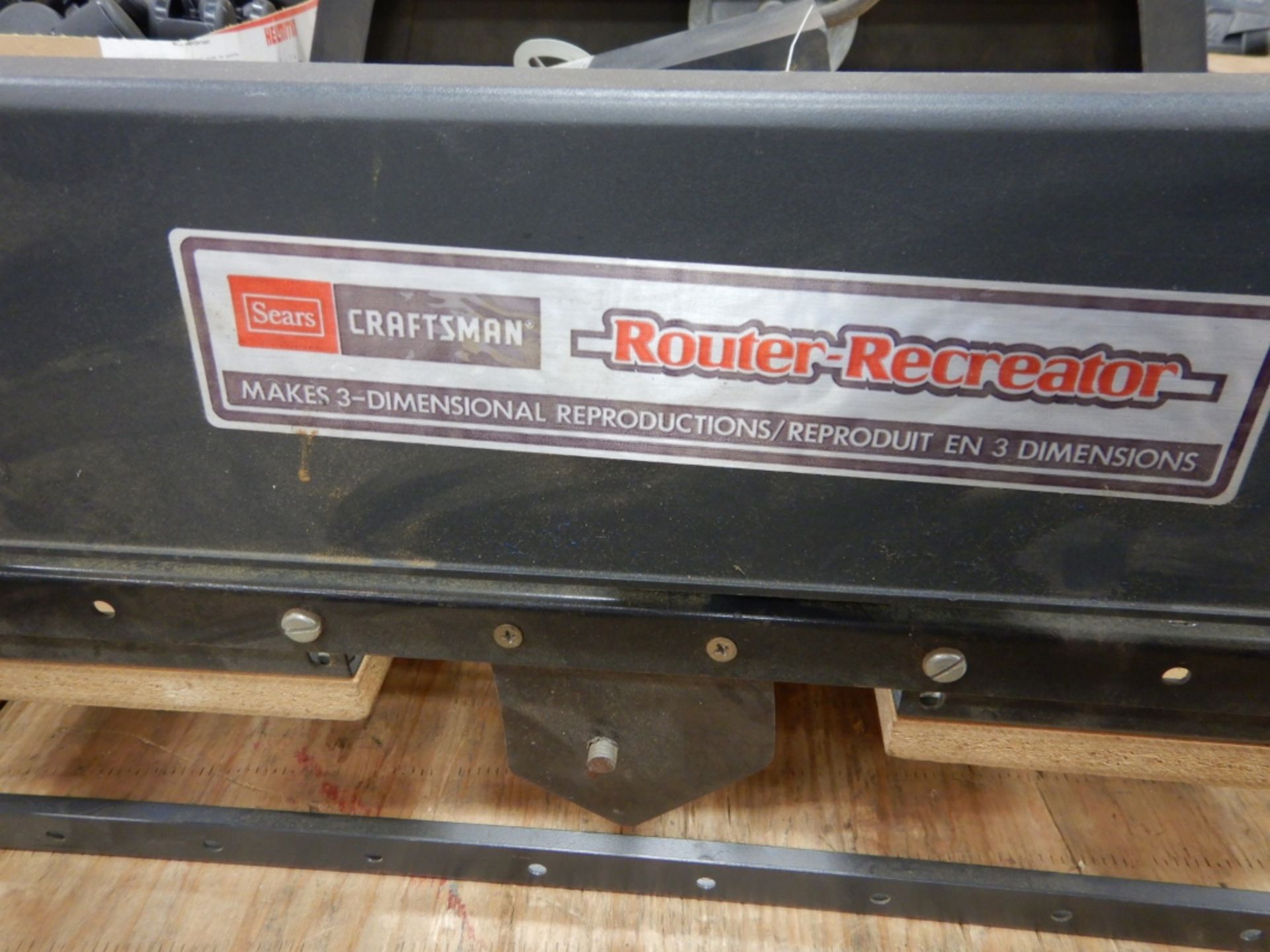 SEARS ROUTER-RECREATOR 3 DIMENSION REPRODUCTION TOOL - Image 2 of 3