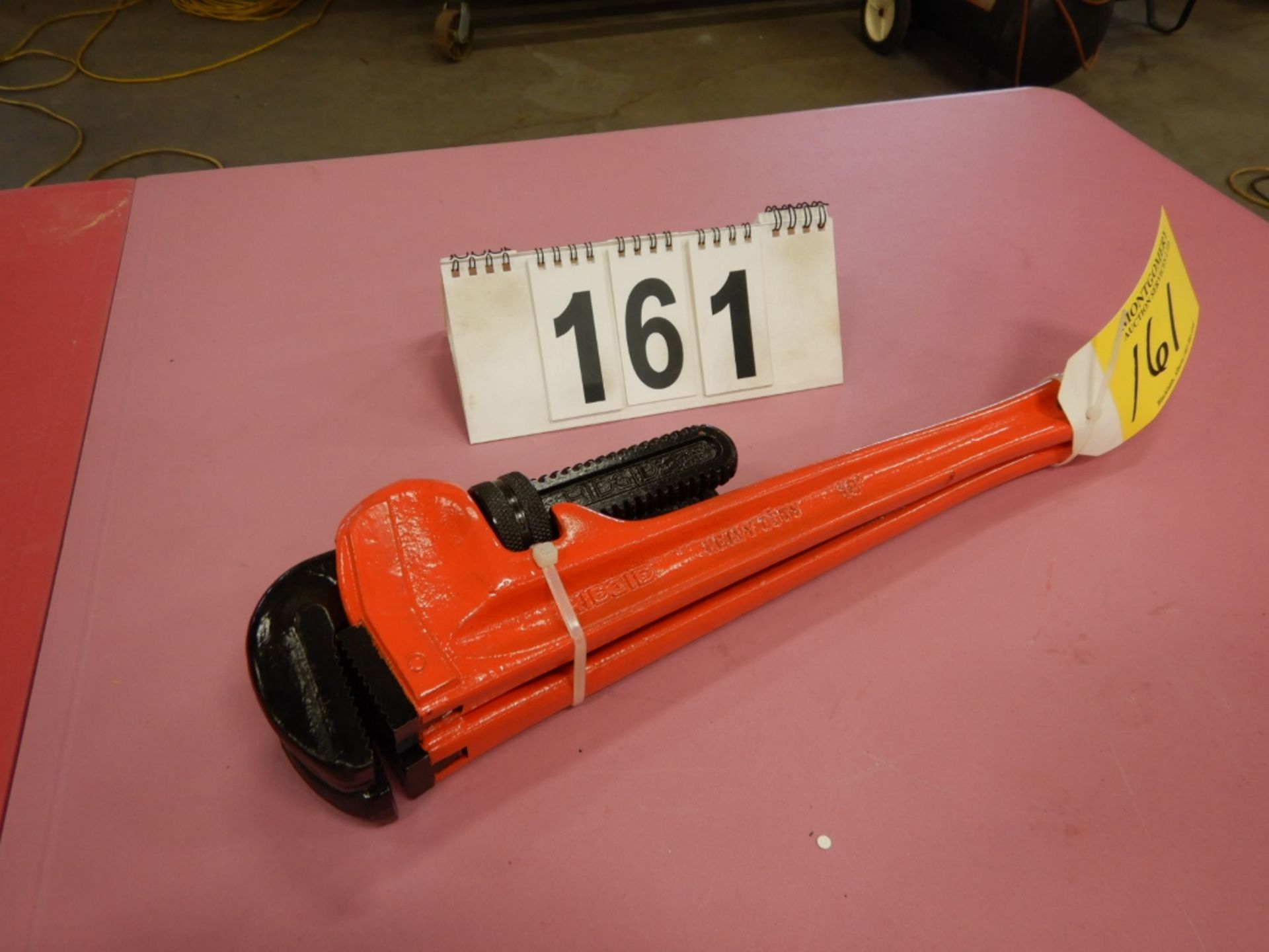 2-RIDGID 18" STEEL PIPE WRENCHES