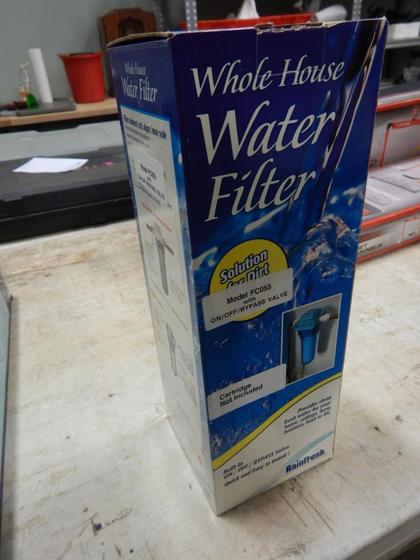 RAINFRESH WHOLE HOUSE WATER FILTER, MODEL FC055 (UN-USED - NEW IN BOX)