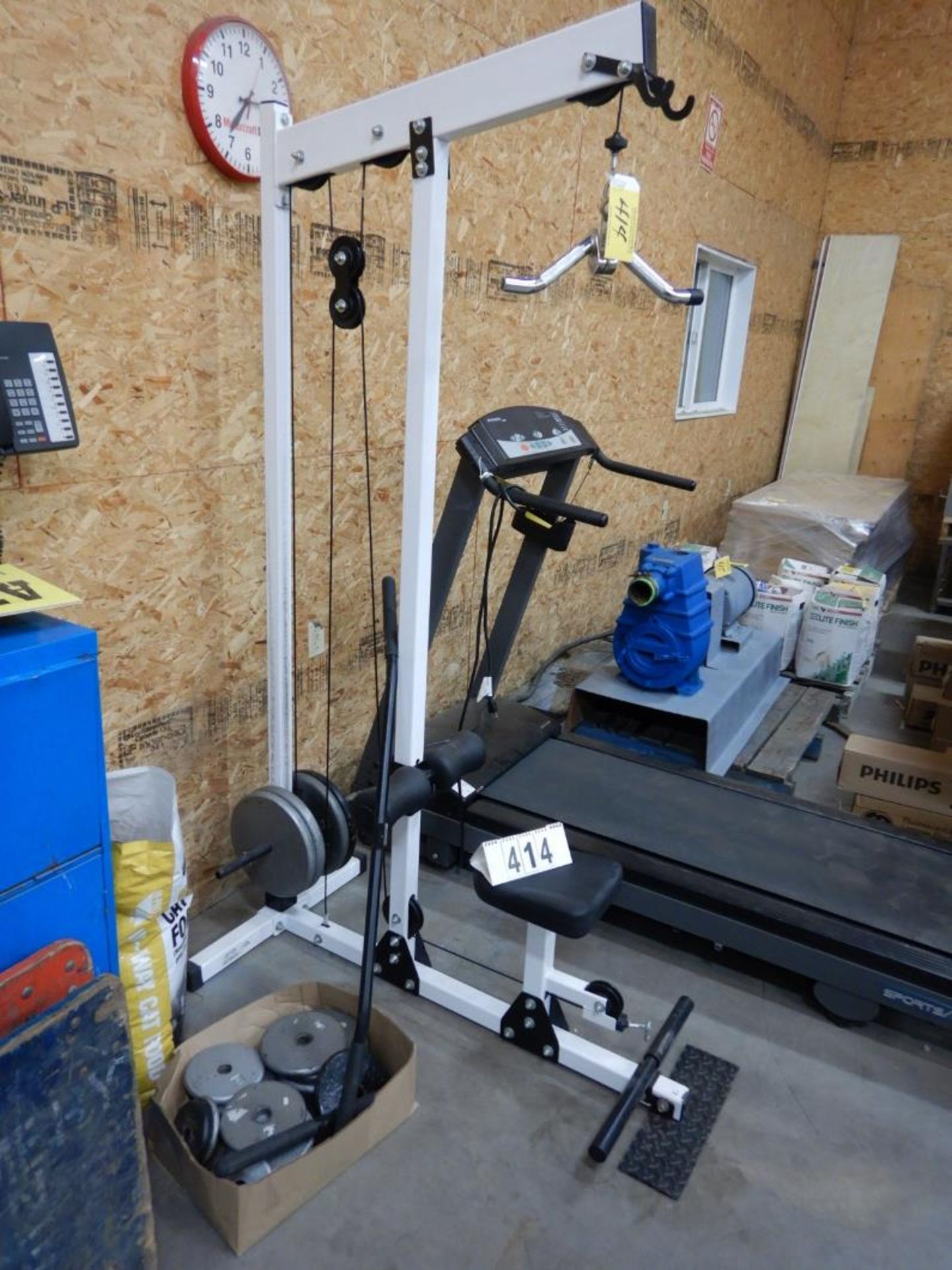 NORTHERN LIGHTS LATERAL PULL DOWN EXCERCISE MACHINE W/ WEIGHTS - Image 2 of 3