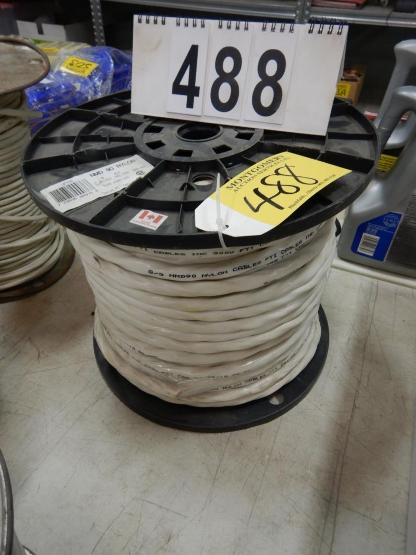 1-ROLL 75 METERS OF NMD90 NYLON 8-3 WIRE