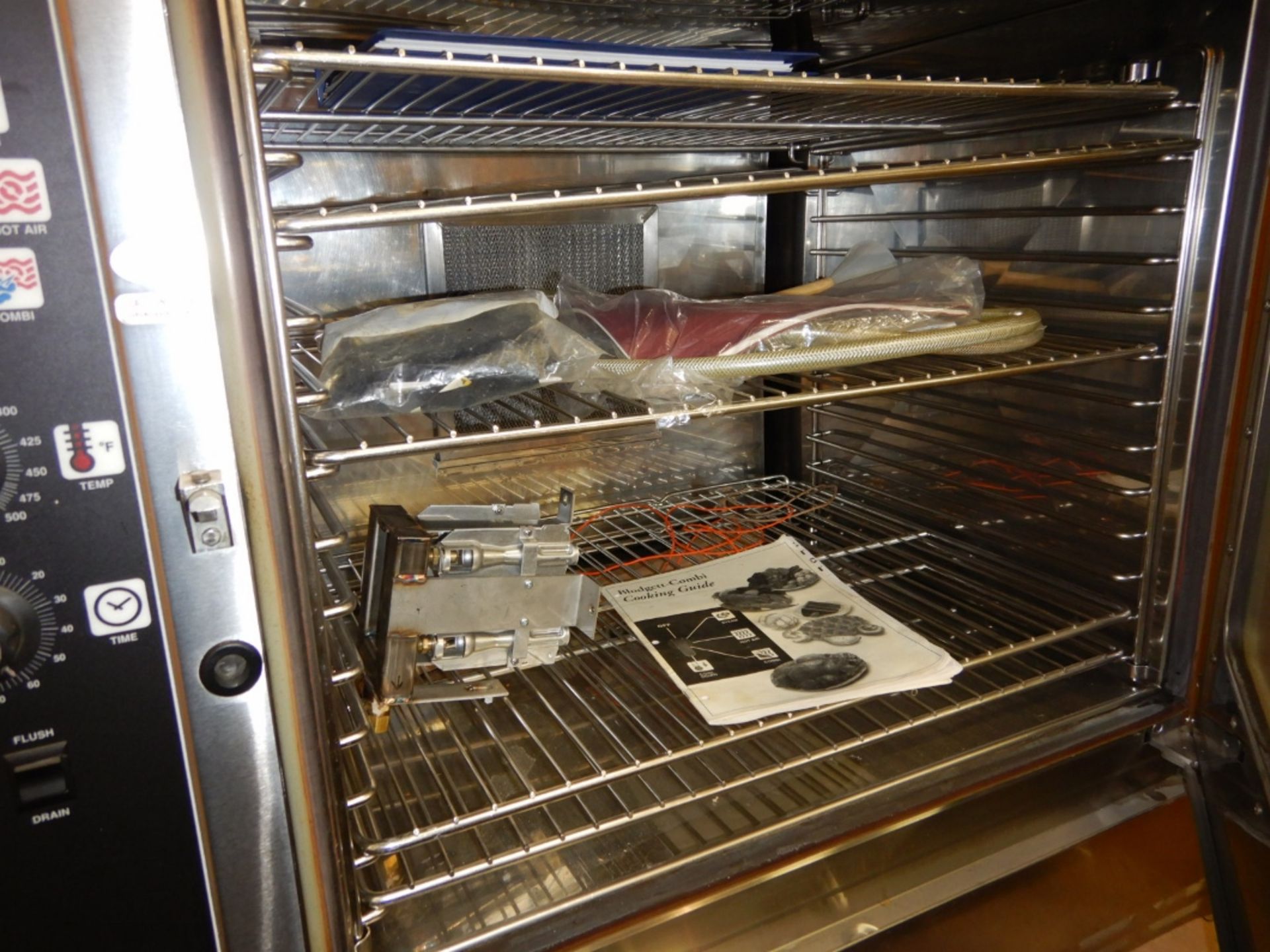BLODGETT COMBI COS-8G CONVECTION OVEN/STEAMER NG, W/ STAINLESS STEEL STAND - Image 3 of 8