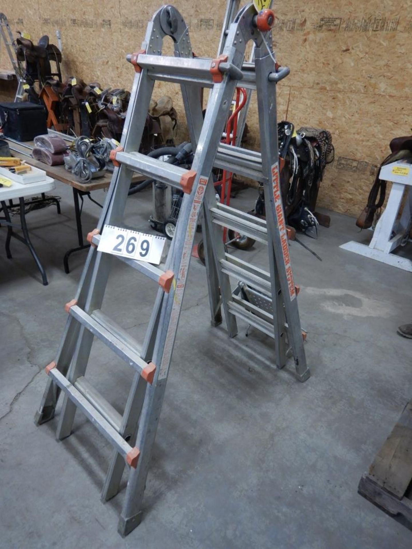 LITTLE GIANT COMBINATION ALUMINUM LADDER SYSTEM, MODEL 0103