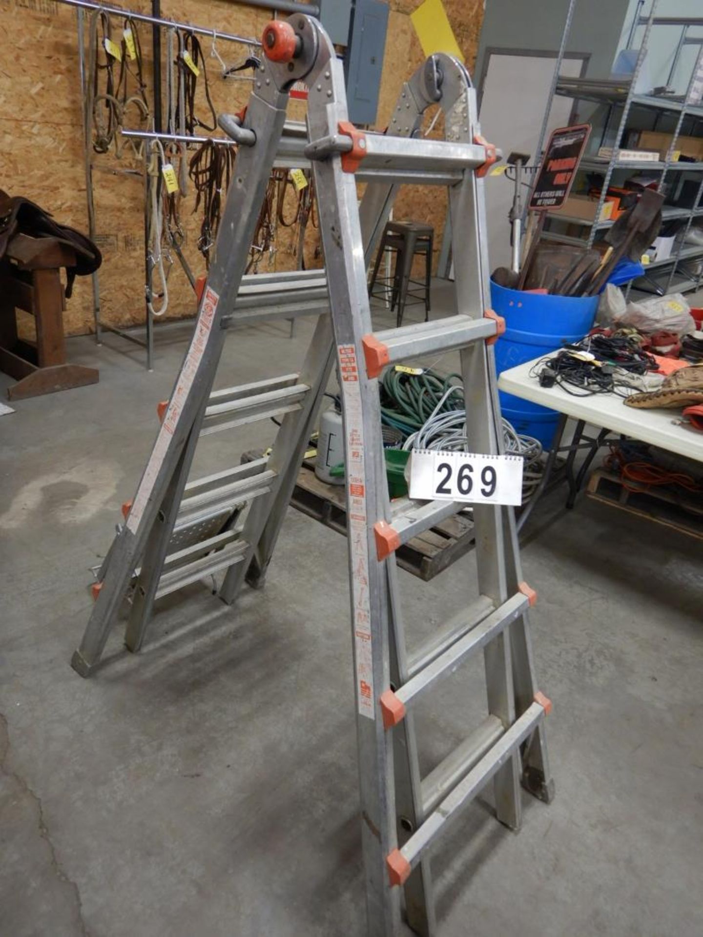 LITTLE GIANT COMBINATION ALUMINUM LADDER SYSTEM, MODEL 0103 - Image 2 of 5