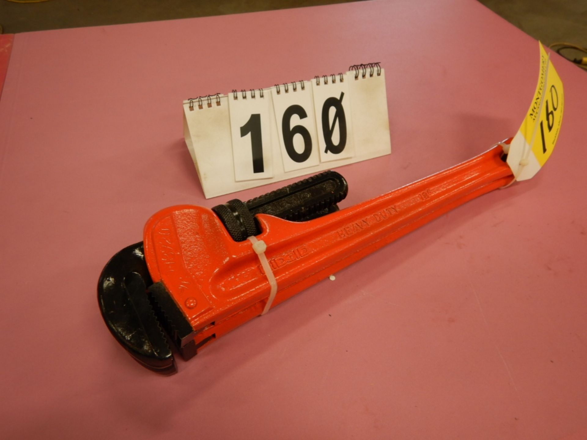 2-RIDGID 18" STEEL PIPE WRENCHES