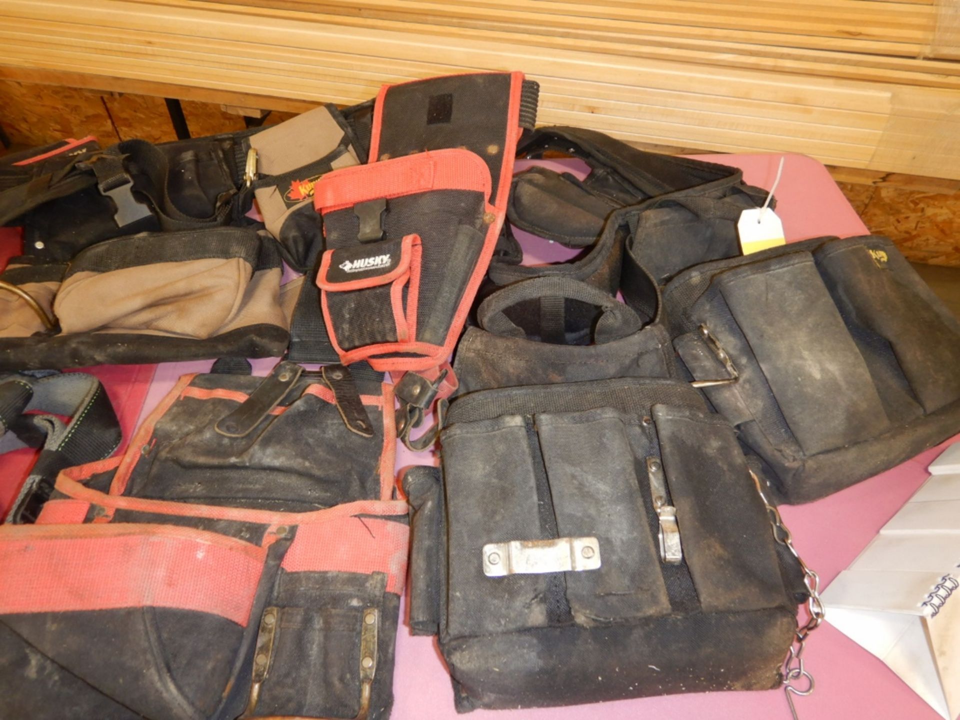 L/O ASSORTED TOOL BELTS, SAFETY HARNESS, ETC - Image 2 of 3