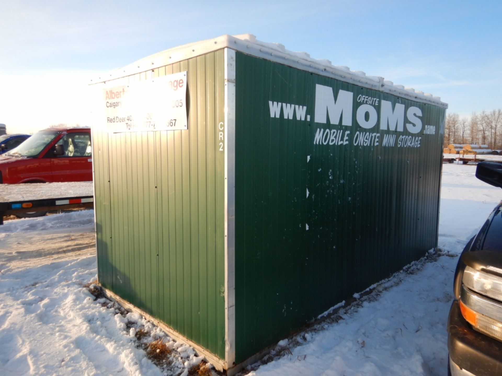 7'X 14' MOBILE ON-SITE MINI MOBILE STORAGE UNIT S/N CR2 - Image 2 of 3