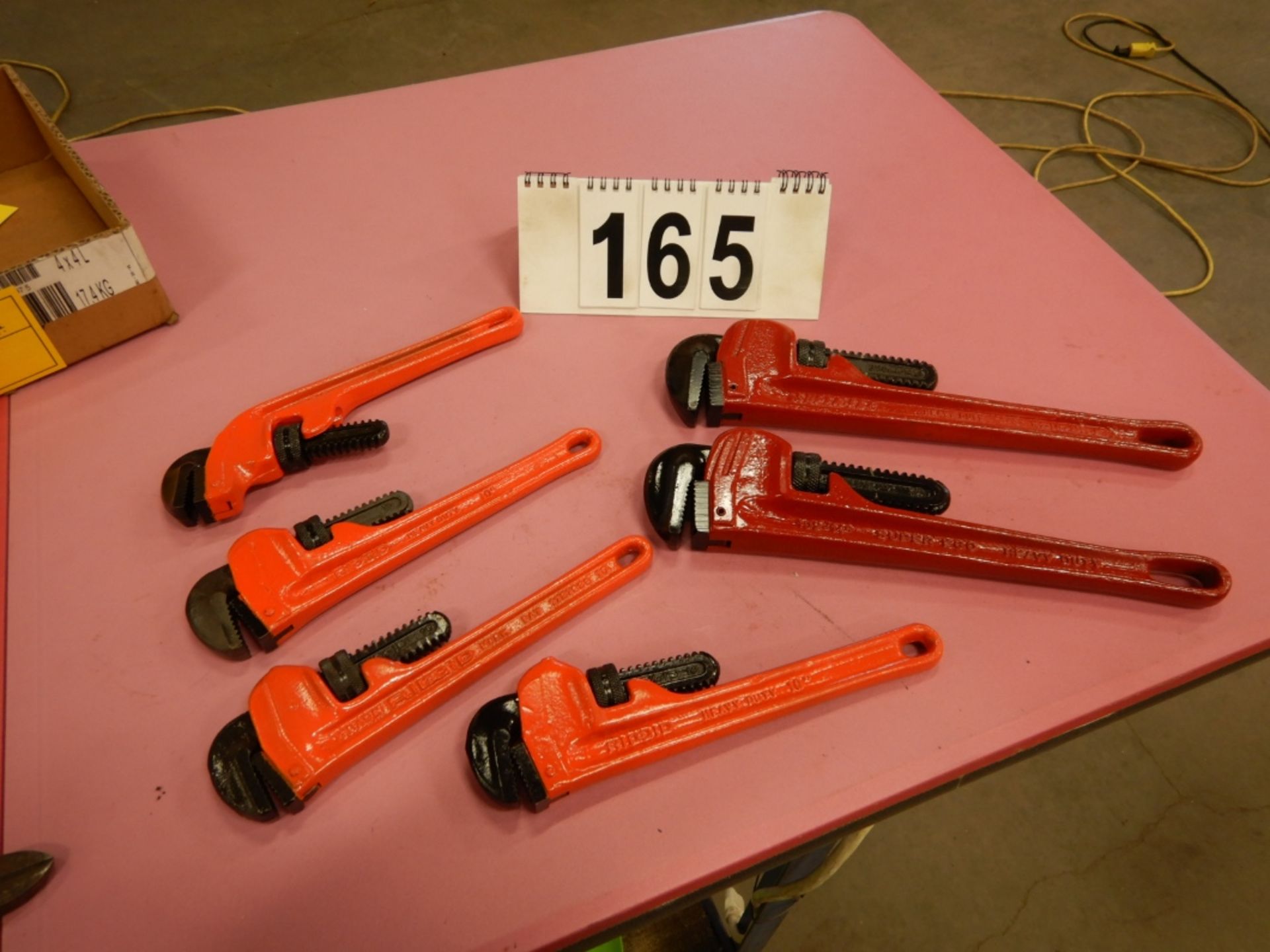 L/O RIDGID & SUPER EGO STEEL PIPE WRENCHES, 10" & 14"