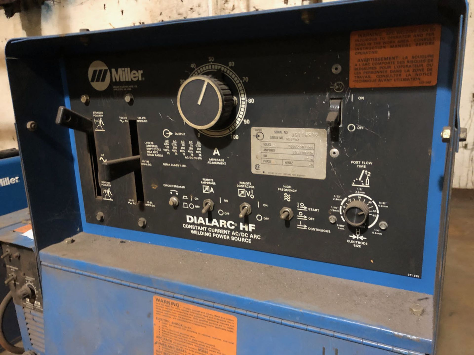 Welder, Miller Dialarc RF - Image 2 of 2