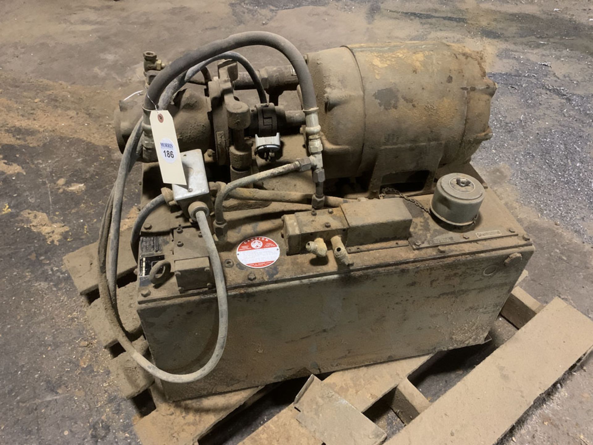 Pump, hydraulic with tank