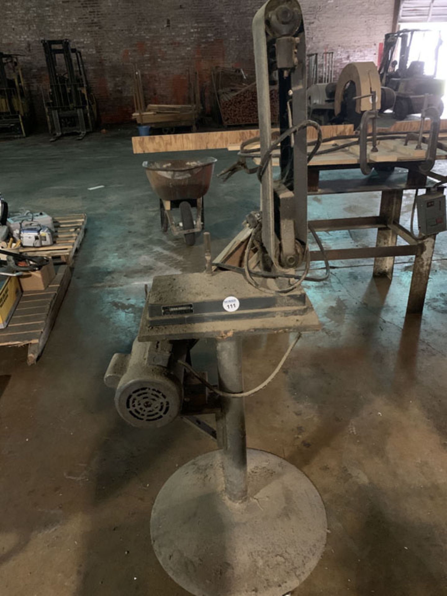 Belt Sander on stand, Sears Roebuck Model 103.0803