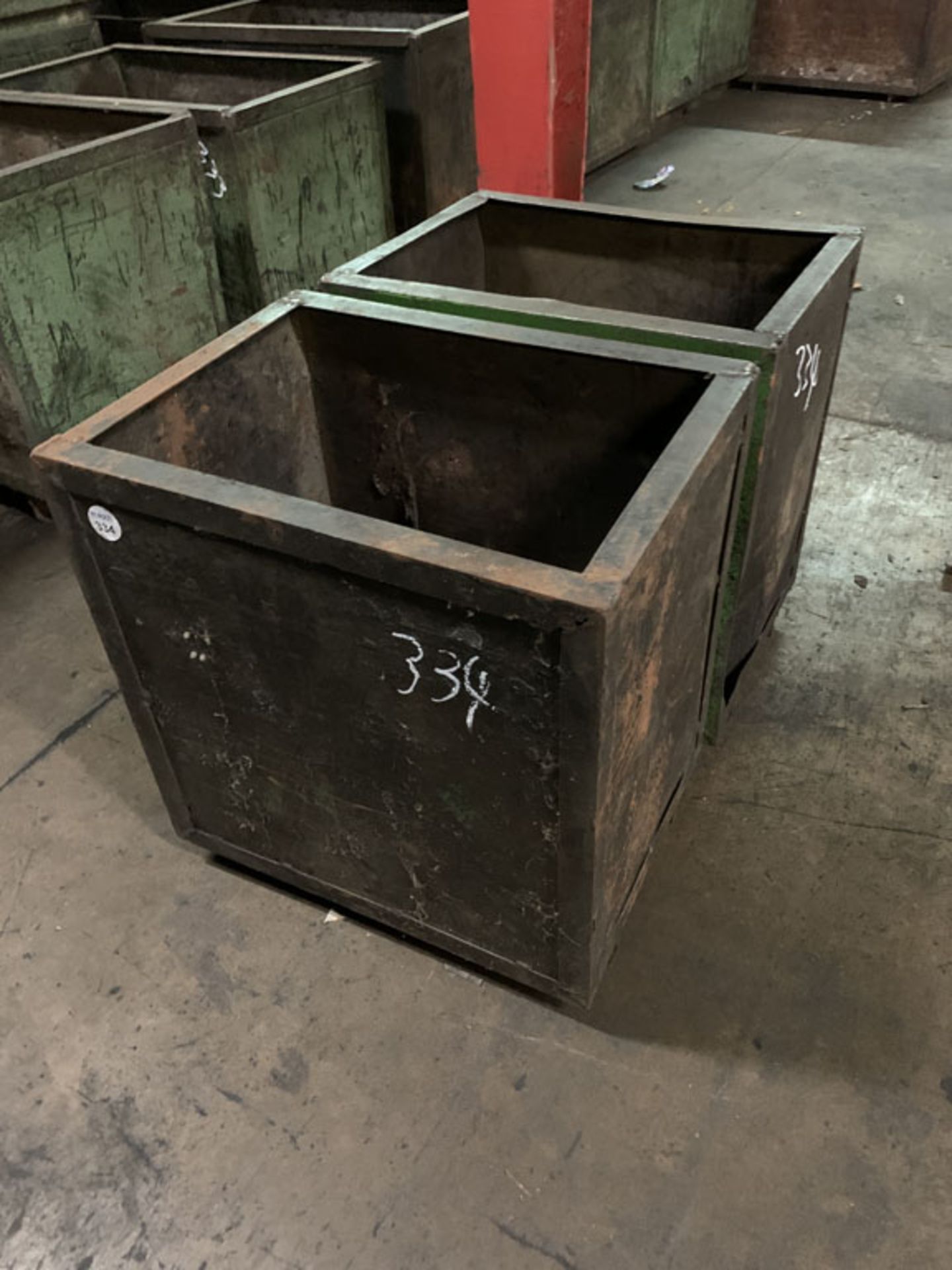 Metal Bins, 24.5"WX18"DX26"H Stackable