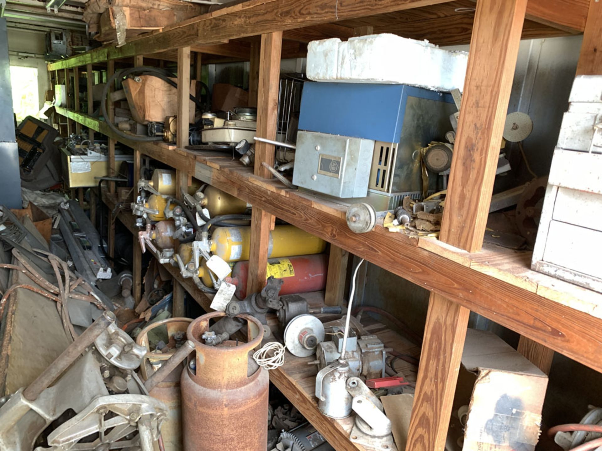 Contents of Steel Storage Shed