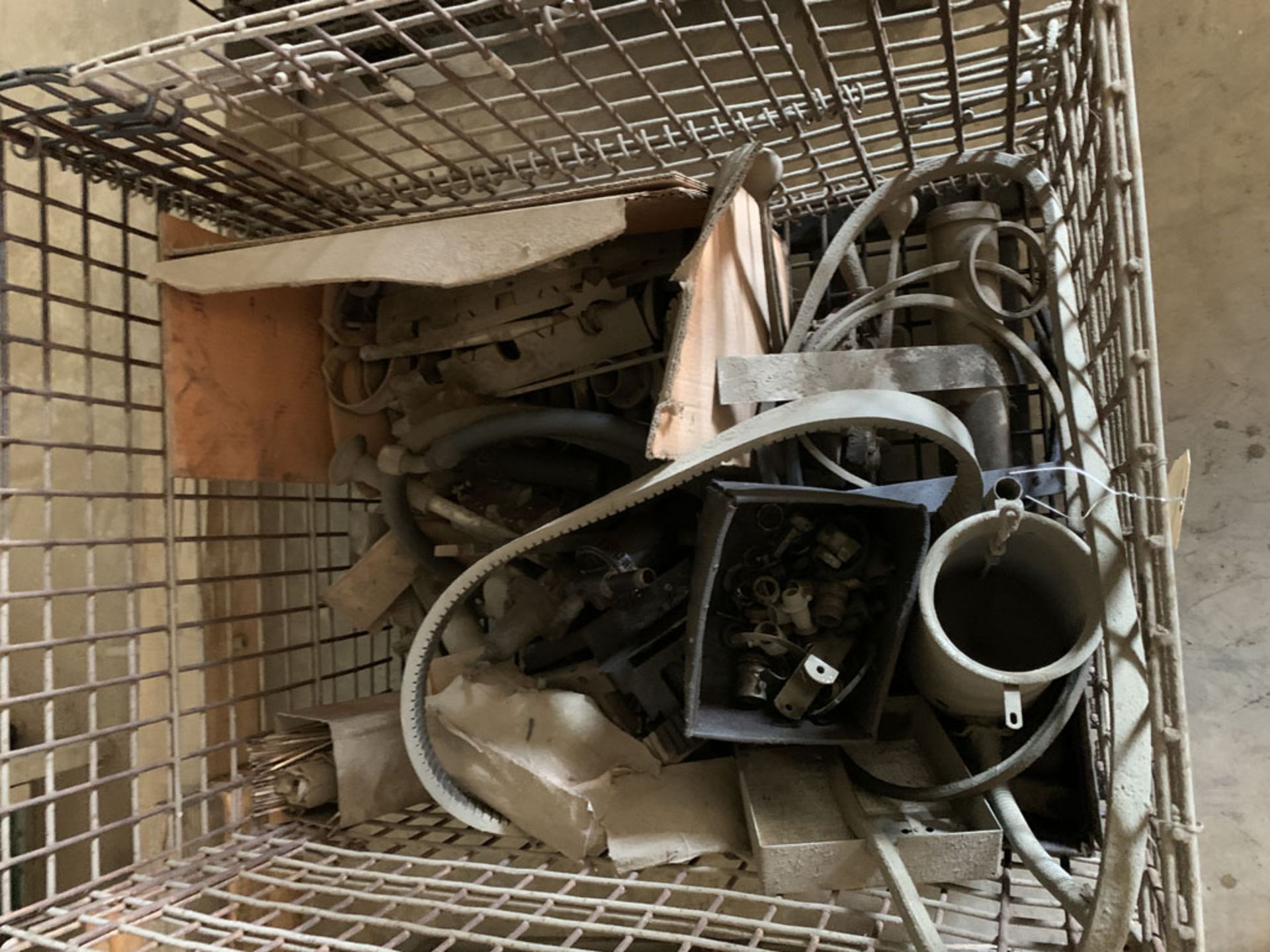 Contents of wire crate
