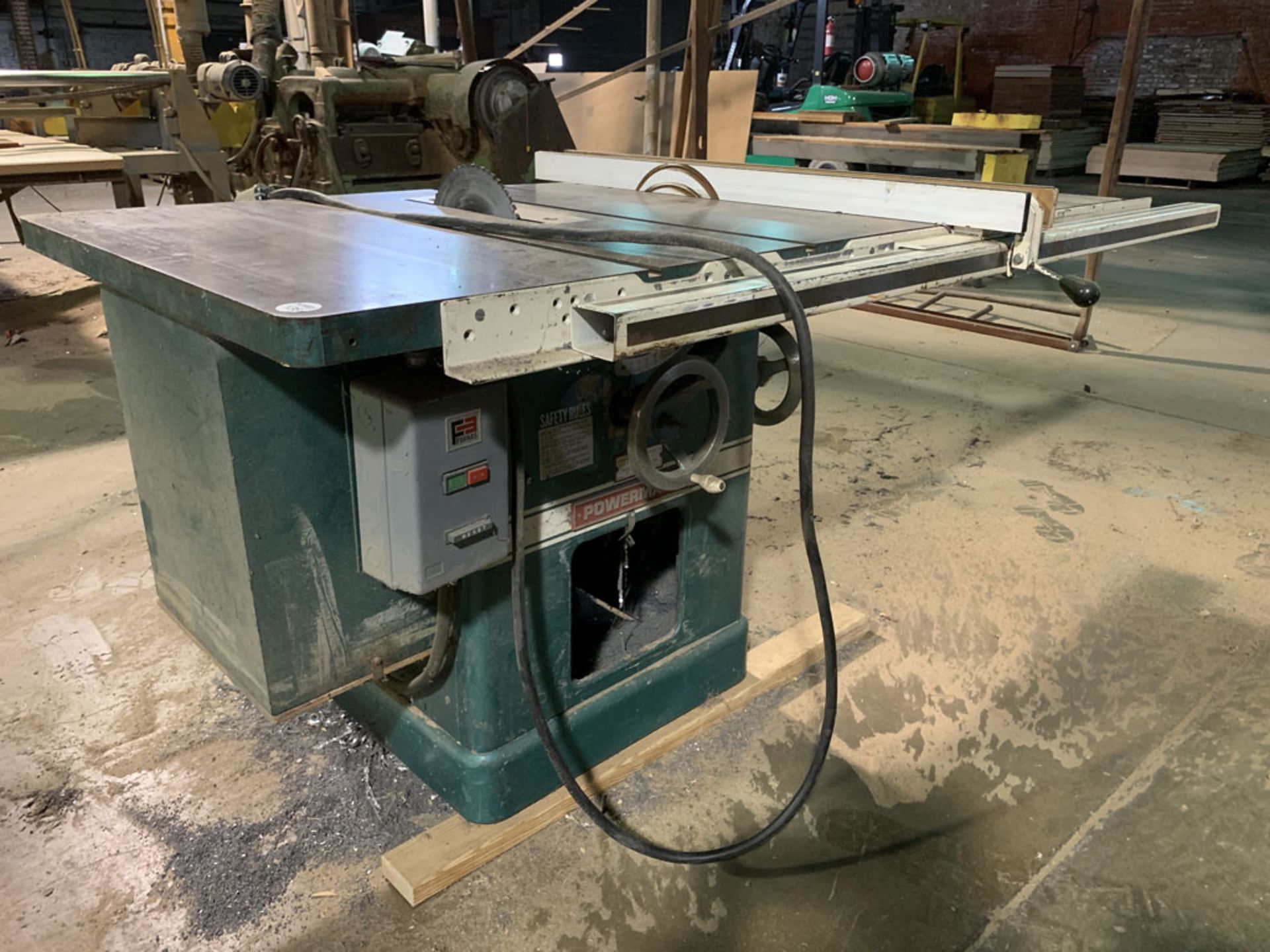 Saw, Table Powermatic, 3 phase