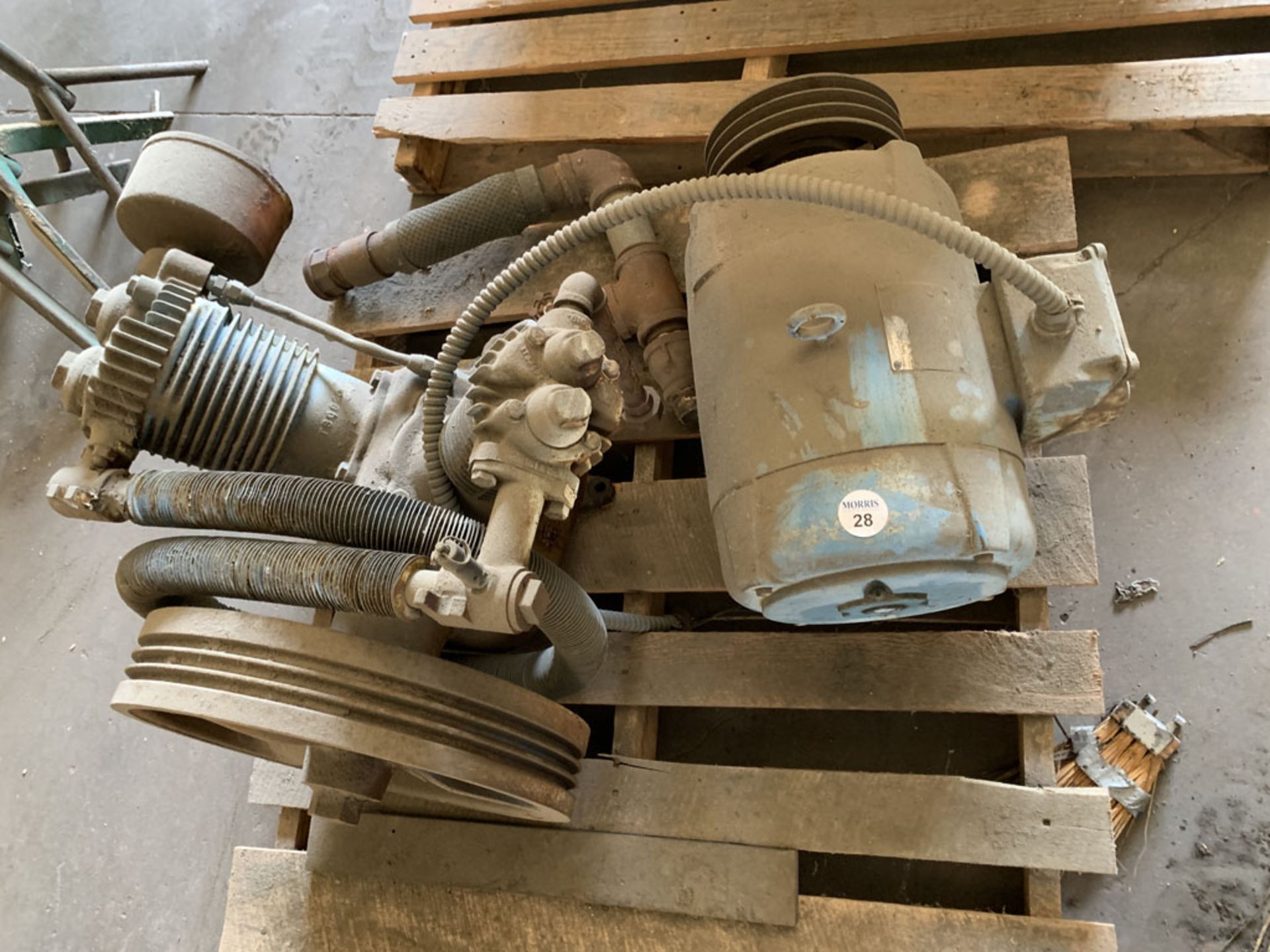 Compressor pump and motor