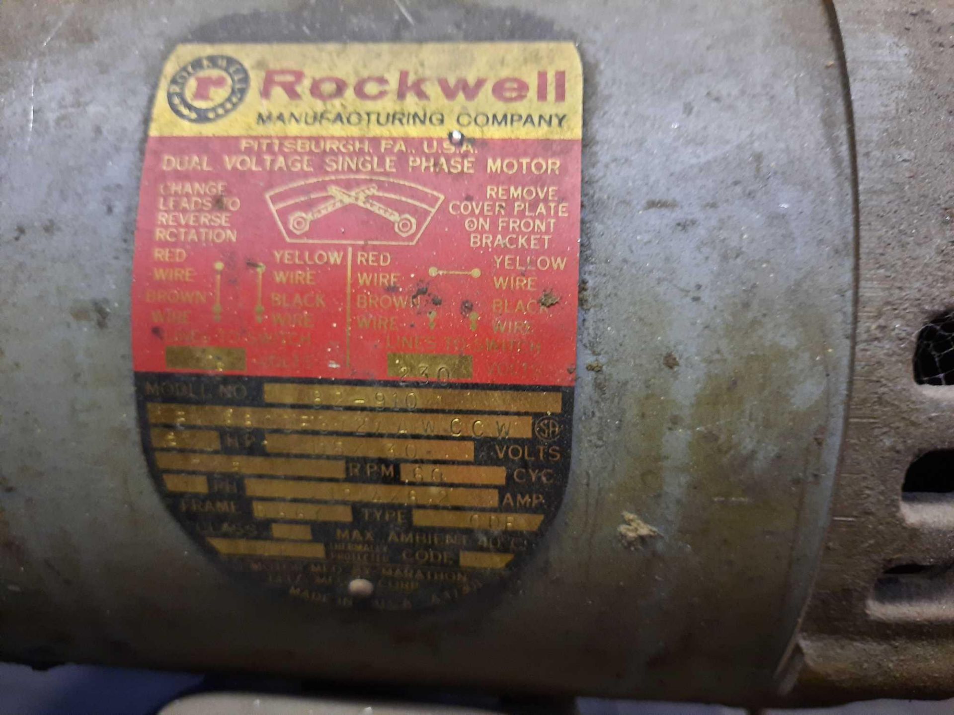 Rockwell Free Standind Flat Disk Sander - Image 5 of 7