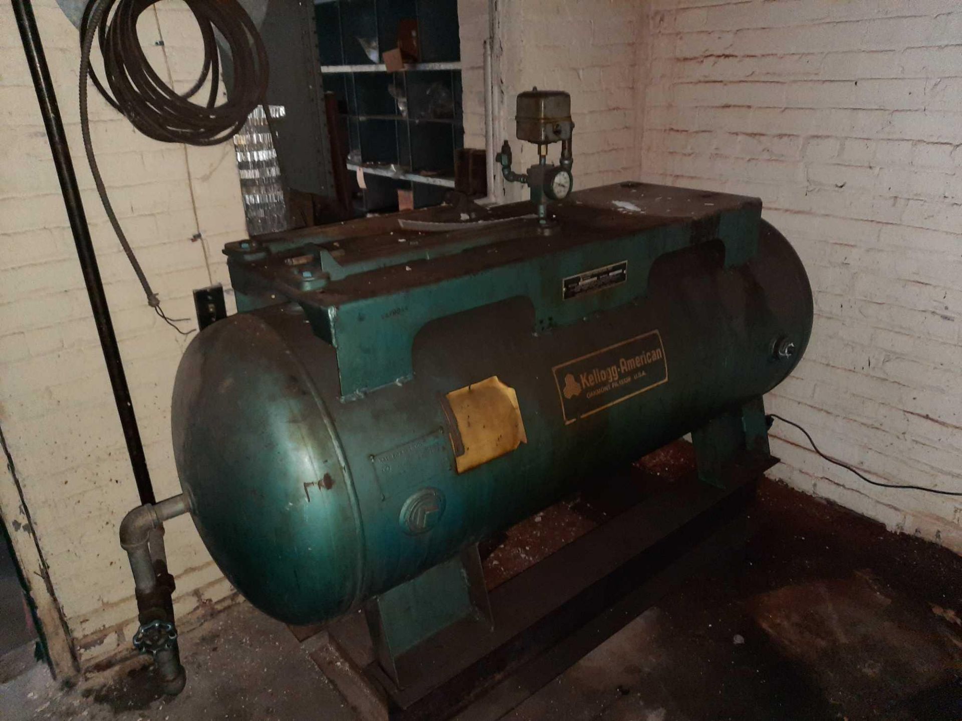 Ingersoll Rand Air Compressor W/ Kellogg American Air Tank - Image 5 of 7