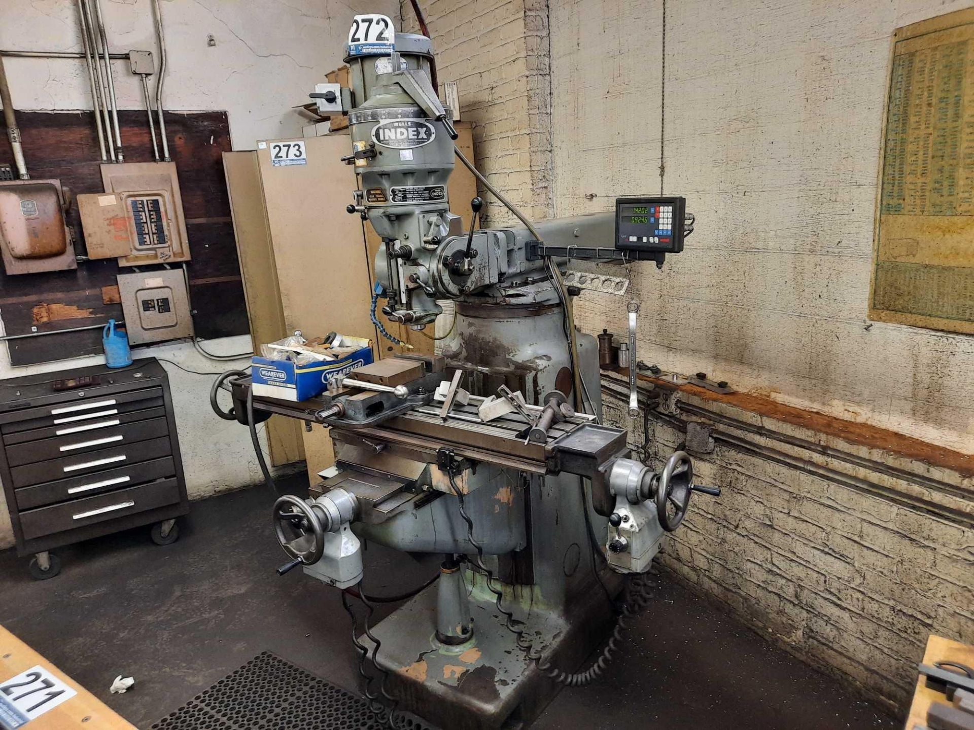 Wells Index 847 Vertical Milling Machine