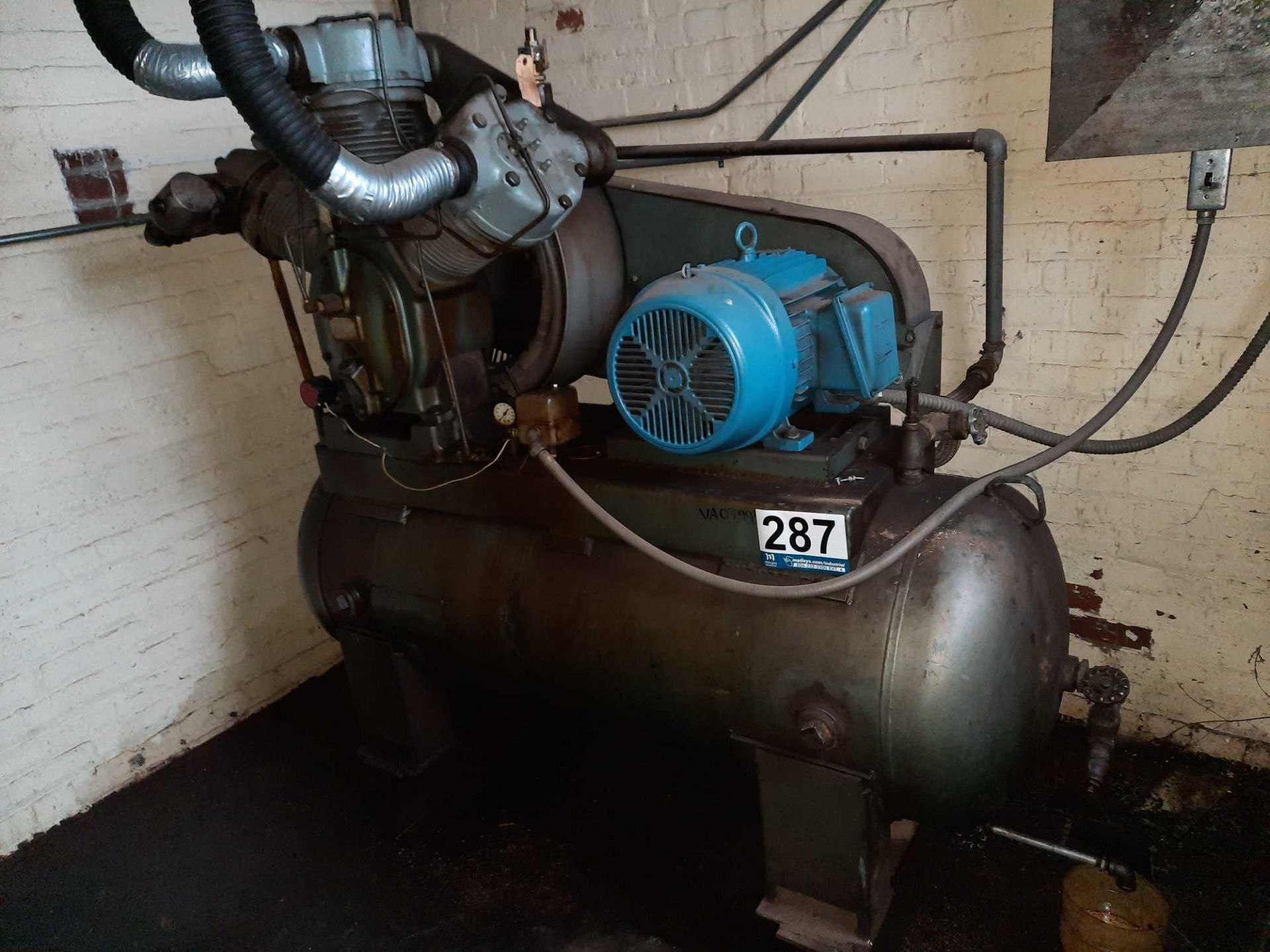 Ingersoll Rand Air Compressor W/ Kellogg American Air Tank