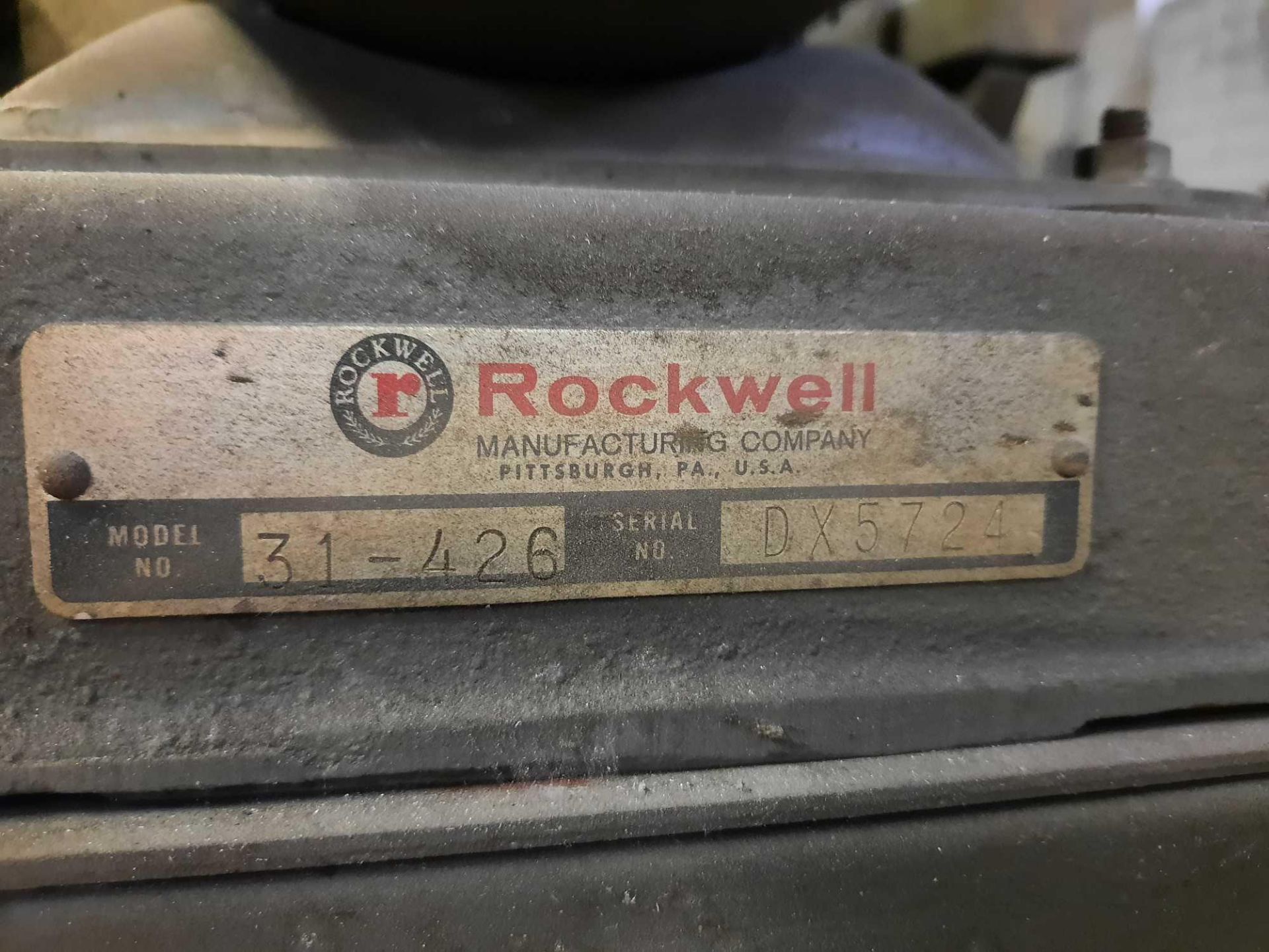 Rockwell Free Standind Flat Disk Sander - Image 6 of 7