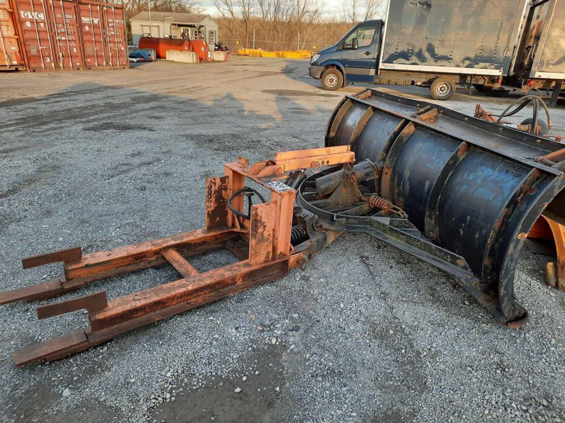 10'x 41" SNOW PLOW - POWER REVERSING W/ A FRAME - Image 2 of 6