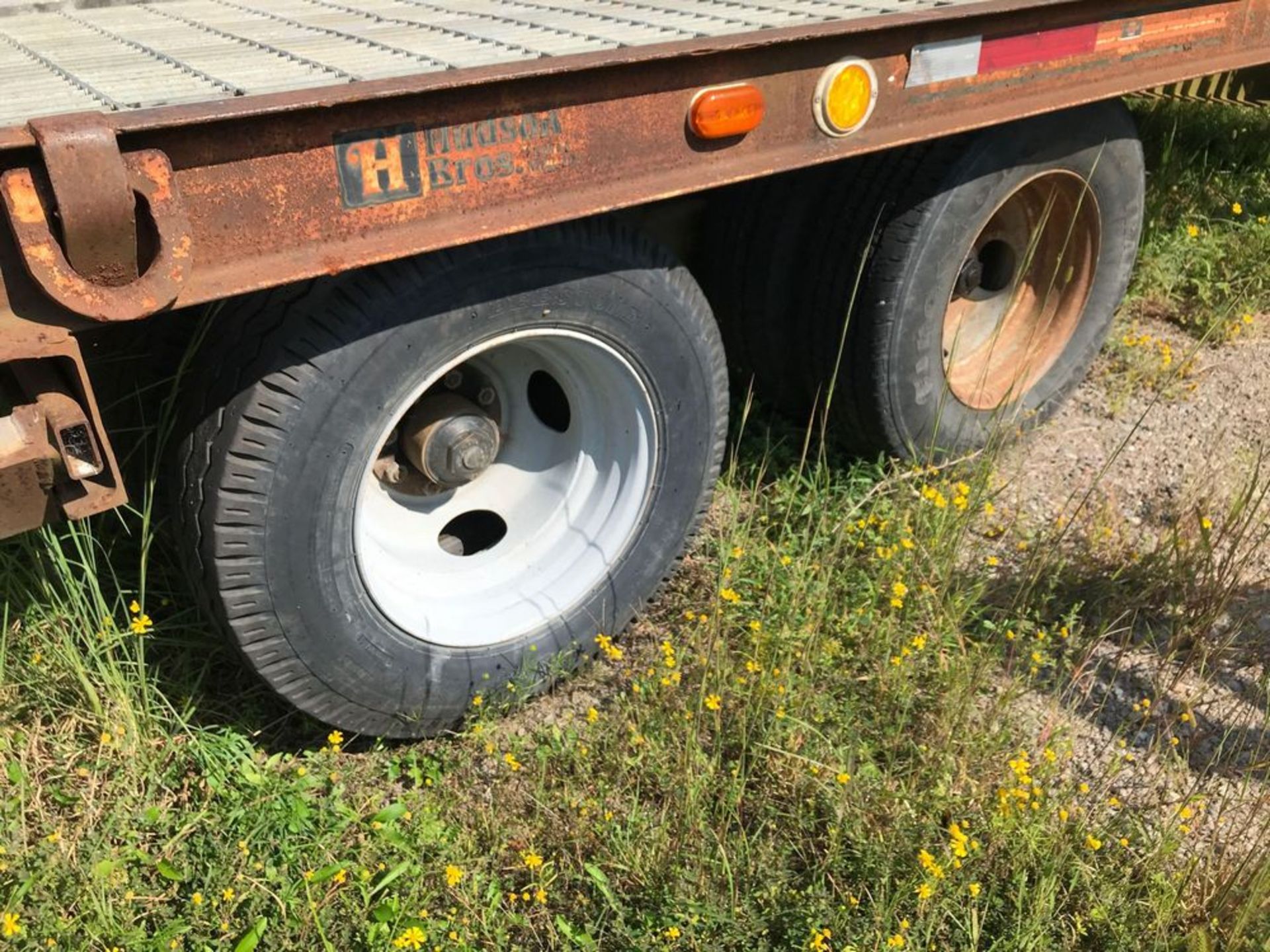 1991 HUDSON HTD 10 TON T/A EQUIPMENT TRAILER (CSX Unit# ET9104) - Image 14 of 16