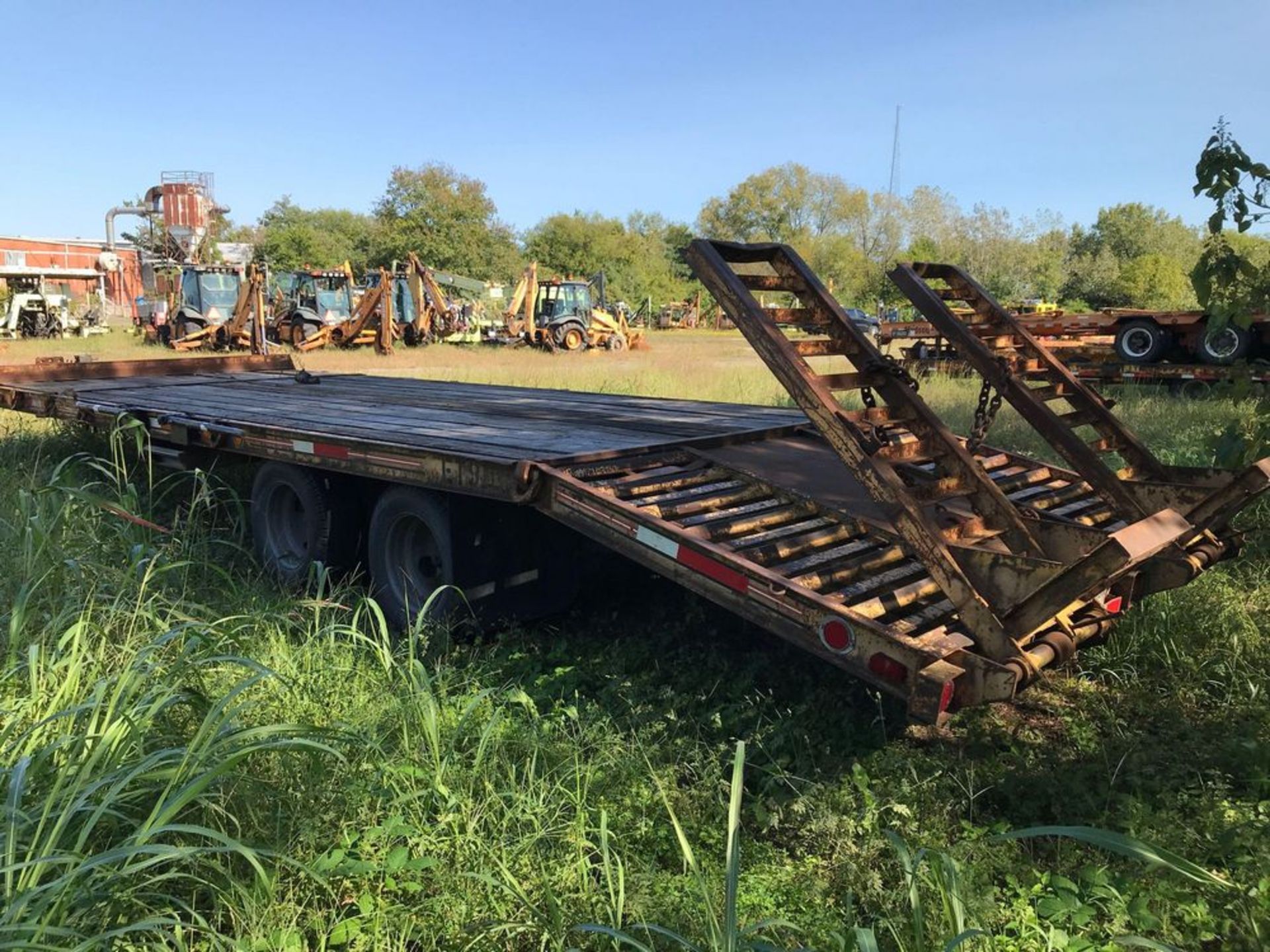 1991 HUDSON HTD18D 10 TON T/A EQUIPMENT TRAILER (CSX Unit# ET9105) - Image 13 of 17