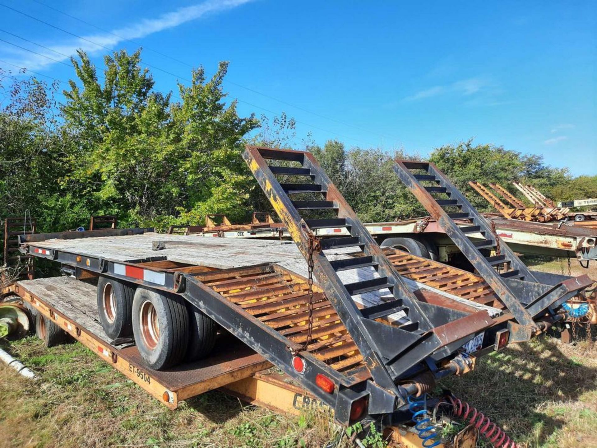 1992 HUDSON HTD T/A EQUIPMENT TRAILER (CXS Unit# 9249) - Image 4 of 8