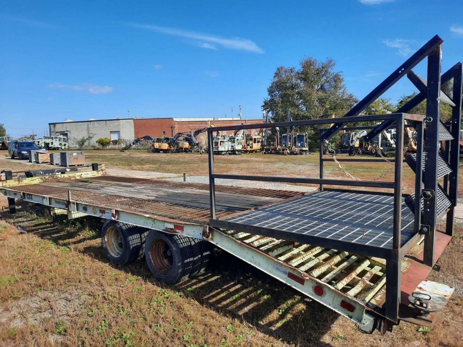 1994 HUDSON HTD T/A EQUIPMENT TRAILER (CSX Unit# ET9420) - Image 4 of 6