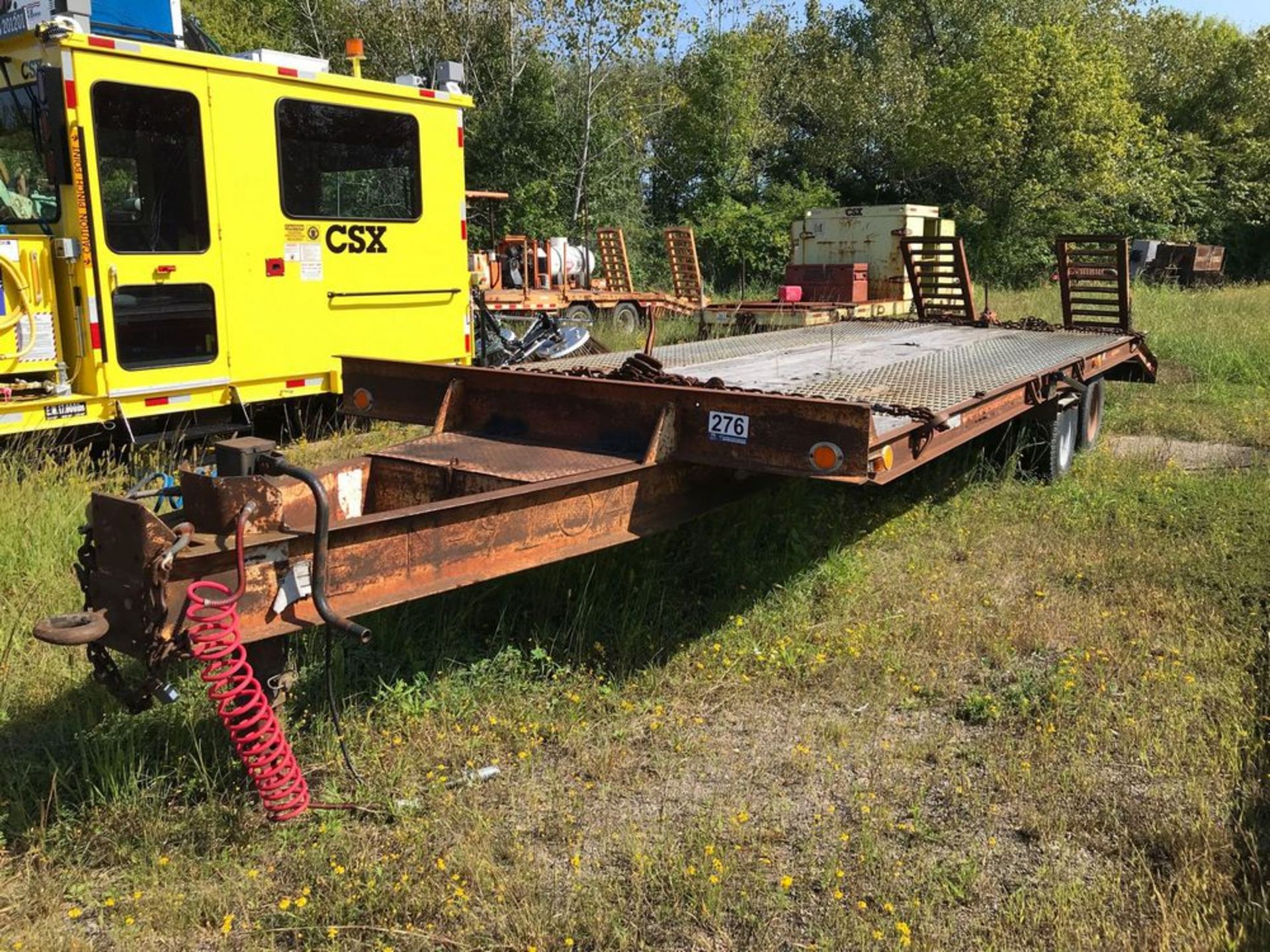 1991 HUDSON HTD 10 TON T/A EQUIPMENT TRAILER (CSX Unit# ET9104)