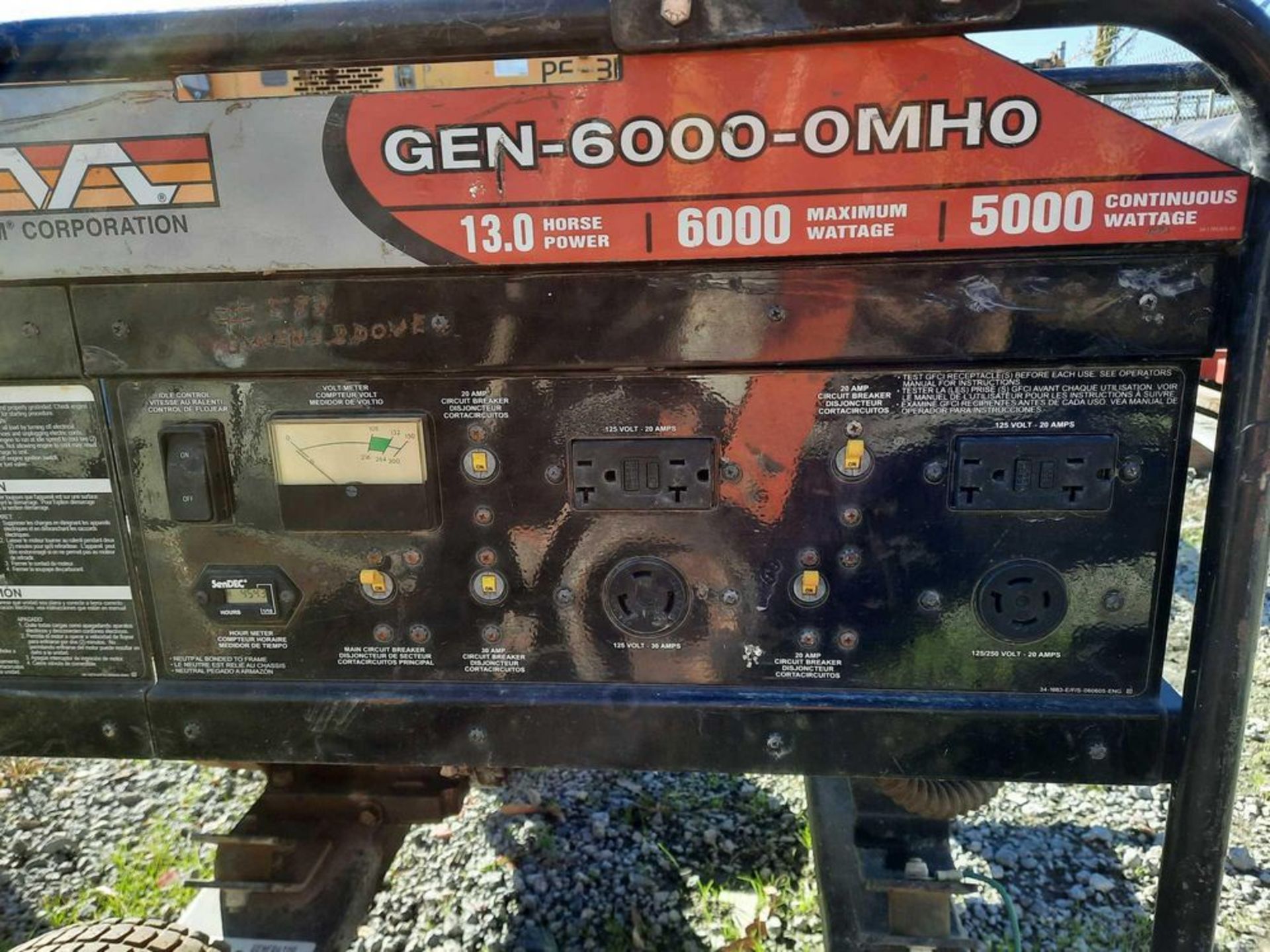 GEN-6000-OMHO GENERATOR - Image 6 of 9
