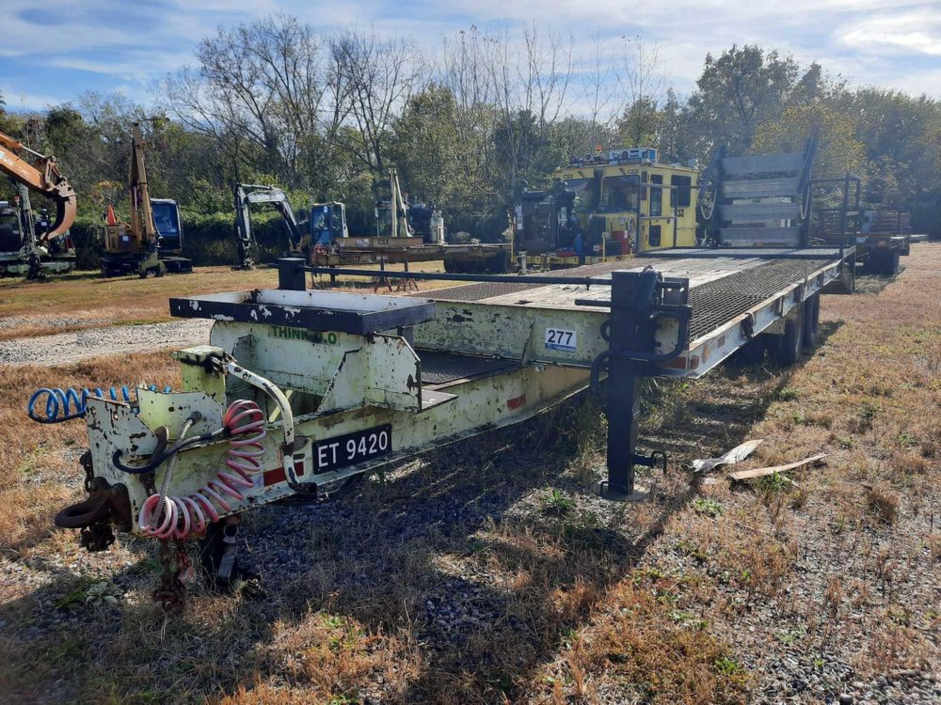 1994 HUDSON HTD T/A EQUIPMENT TRAILER (CSX Unit# ET9420)