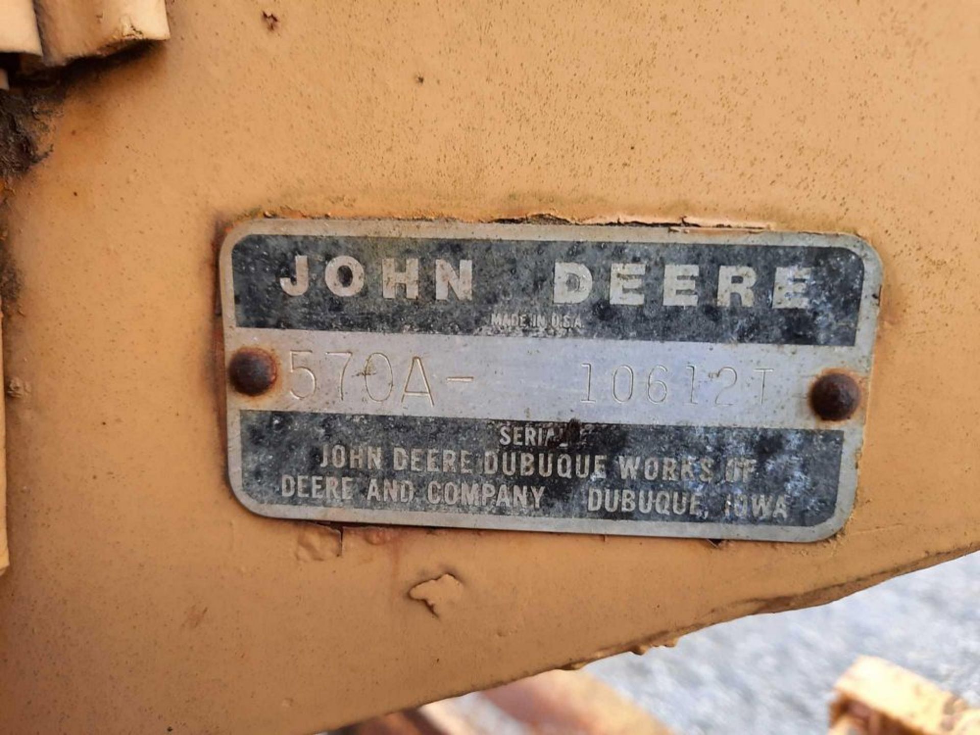 1984 JOHN DEERE 570A MOTOR GRADER - Image 18 of 18