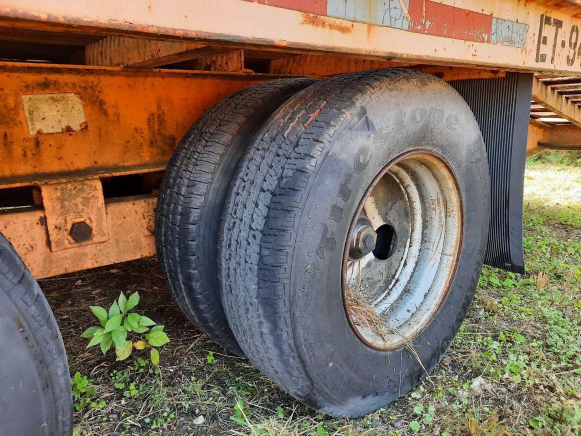 1994 HUDSON HTD 12 TON T/A EQUIPMENT TRAILER (CSX Unit# ET9406) - Image 8 of 8