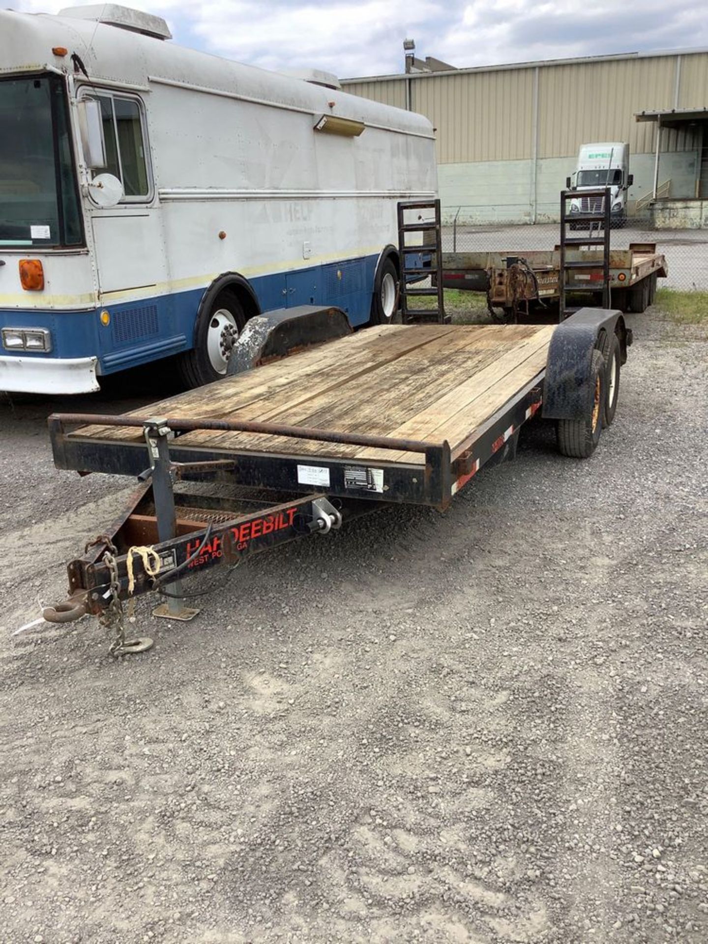 2004 HARDEEBILT 16' EQUIPMENT TRAILER