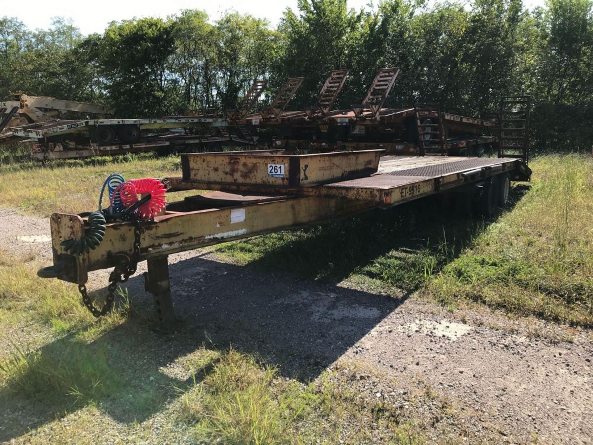 1995 CROSLEY 10 TON T/A EQUIPMENT TRAILER (CSX Unit# ET9516)