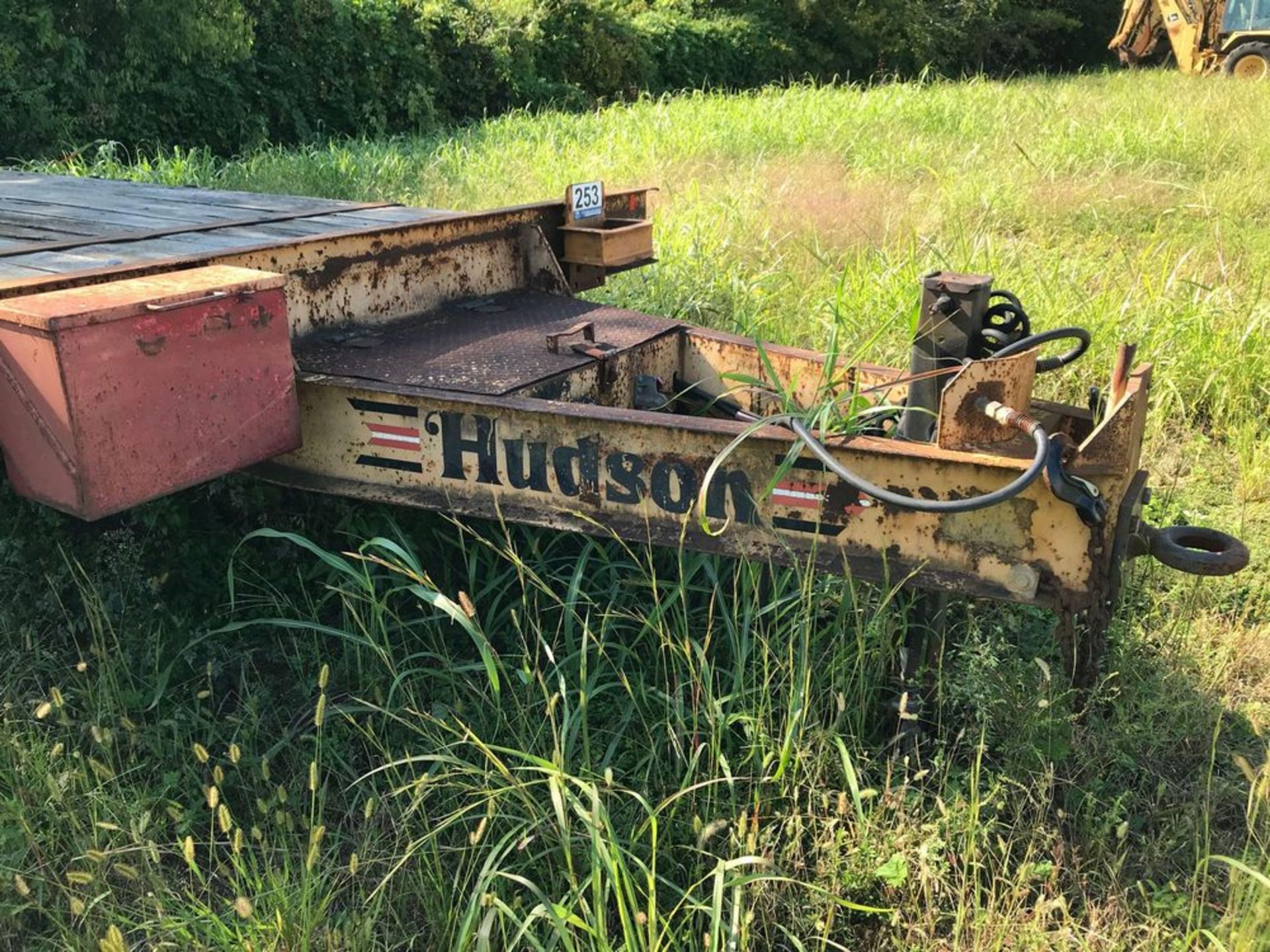 1991 HUDSON HTD18D 10 TON T/A EQUIPMENT TRAILER (CSX Unit# ET9105) - Image 7 of 17