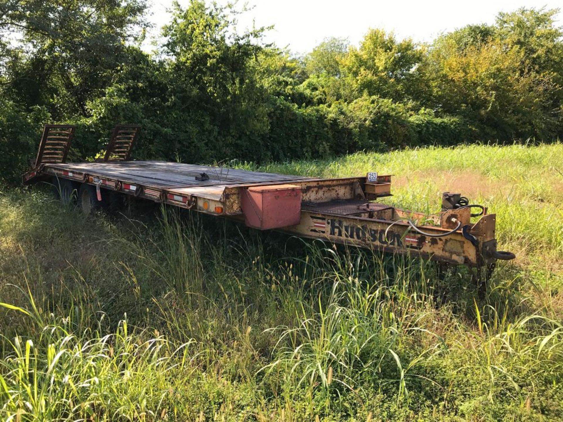 1991 HUDSON HTD18D 10 TON T/A EQUIPMENT TRAILER (CSX Unit# ET9105) - Image 6 of 17