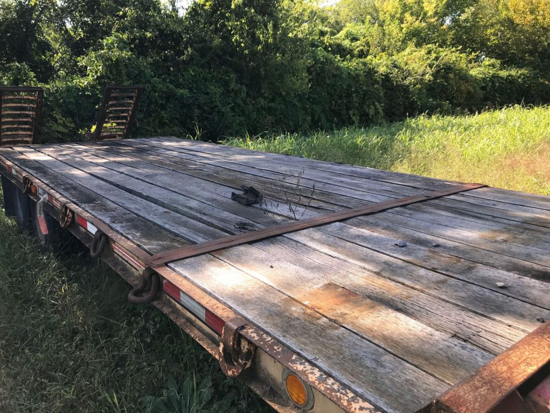 1991 HUDSON HTD18D 10 TON T/A EQUIPMENT TRAILER (CSX Unit# ET9105) - Image 8 of 17