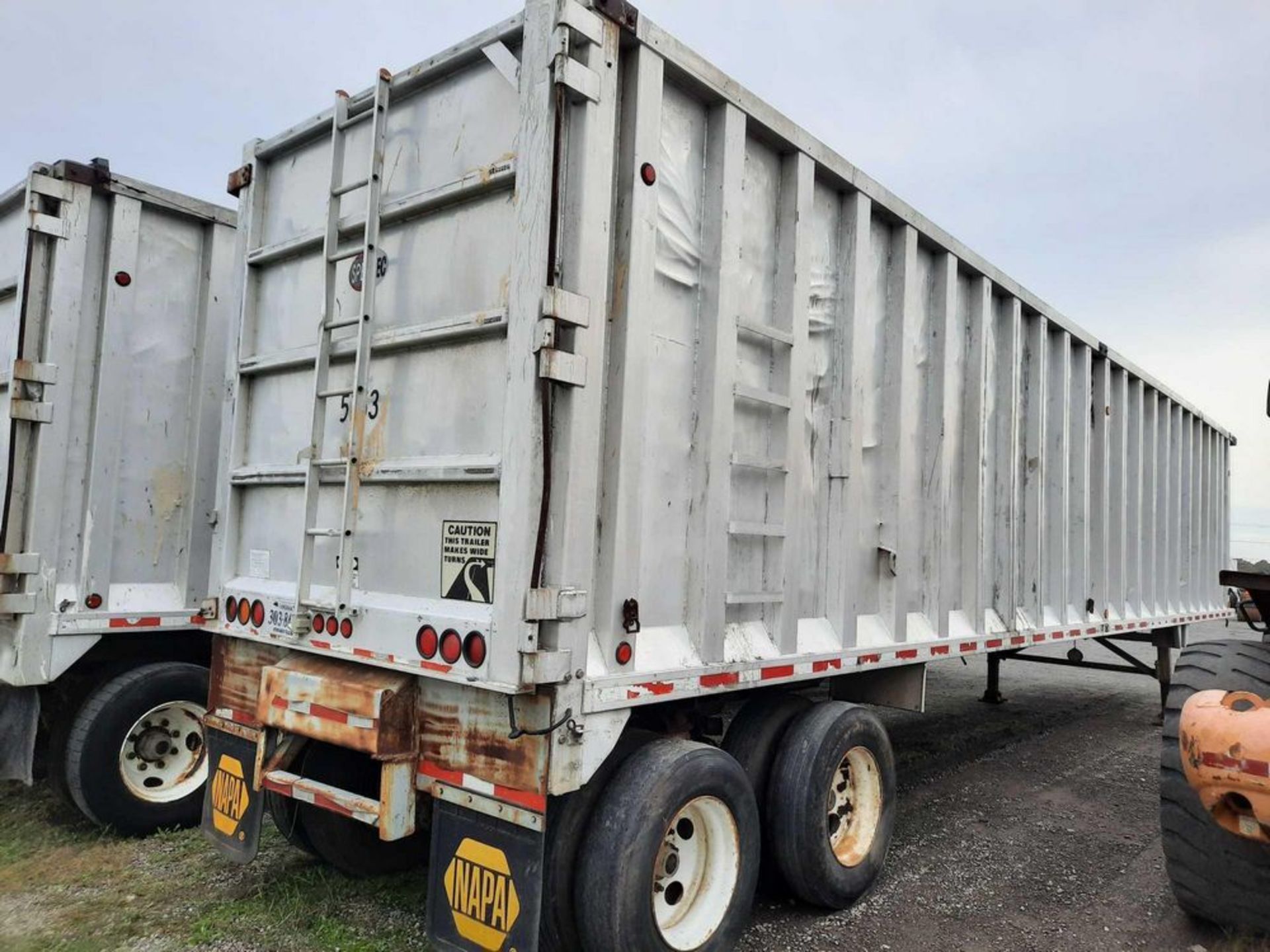 1999 SPECTEC 48' OPEN TOP ALUMINUM TRASH TRAILER - Image 4 of 9