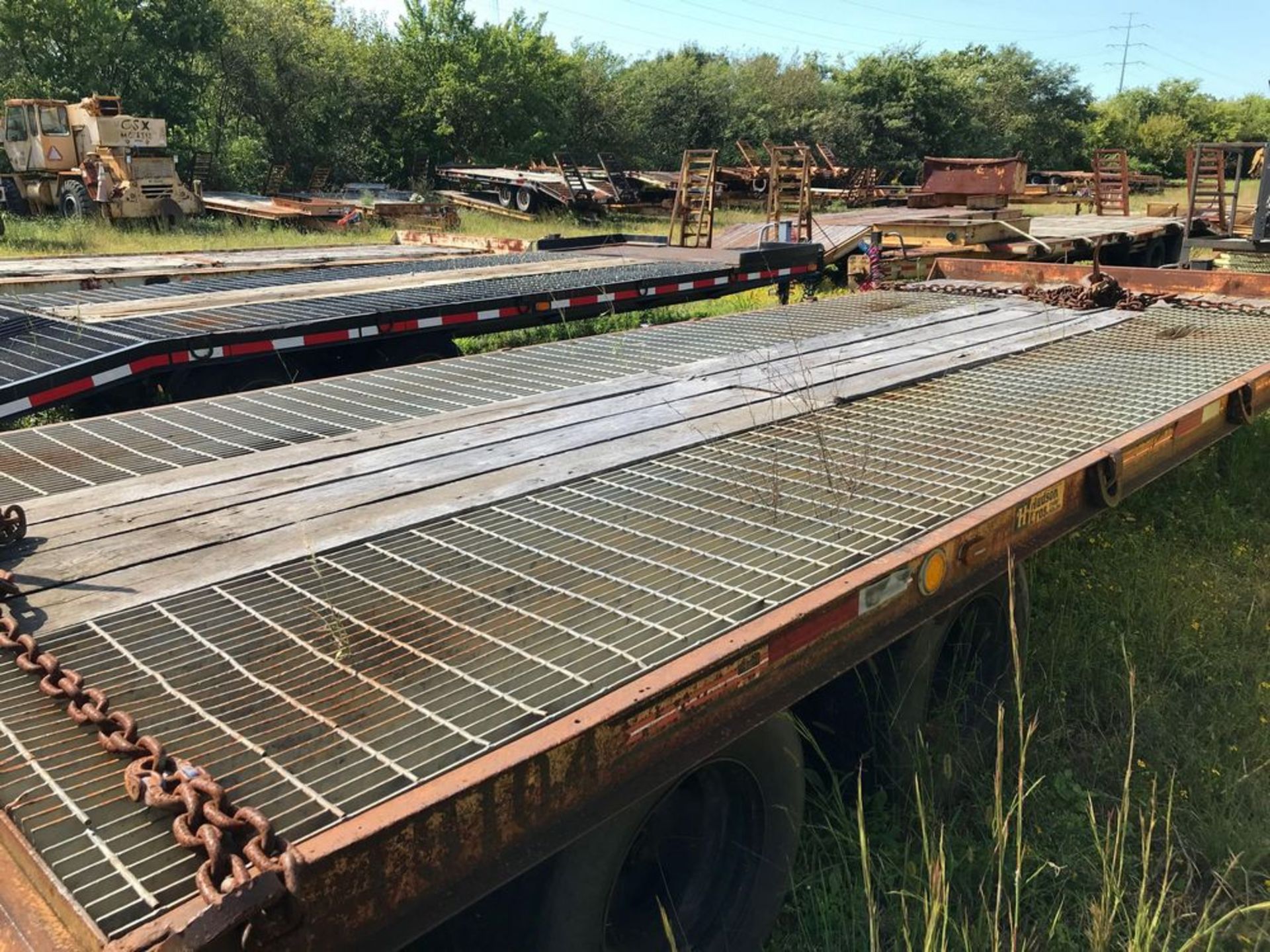 1991 HUDSON HTD 10 TON T/A EQUIPMENT TRAILER (CSX Unit# ET9104) - Image 11 of 16