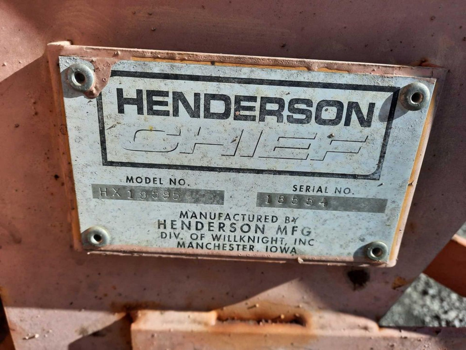 HENDERSON CHIEF 10' SALT SPREADER - Image 8 of 9