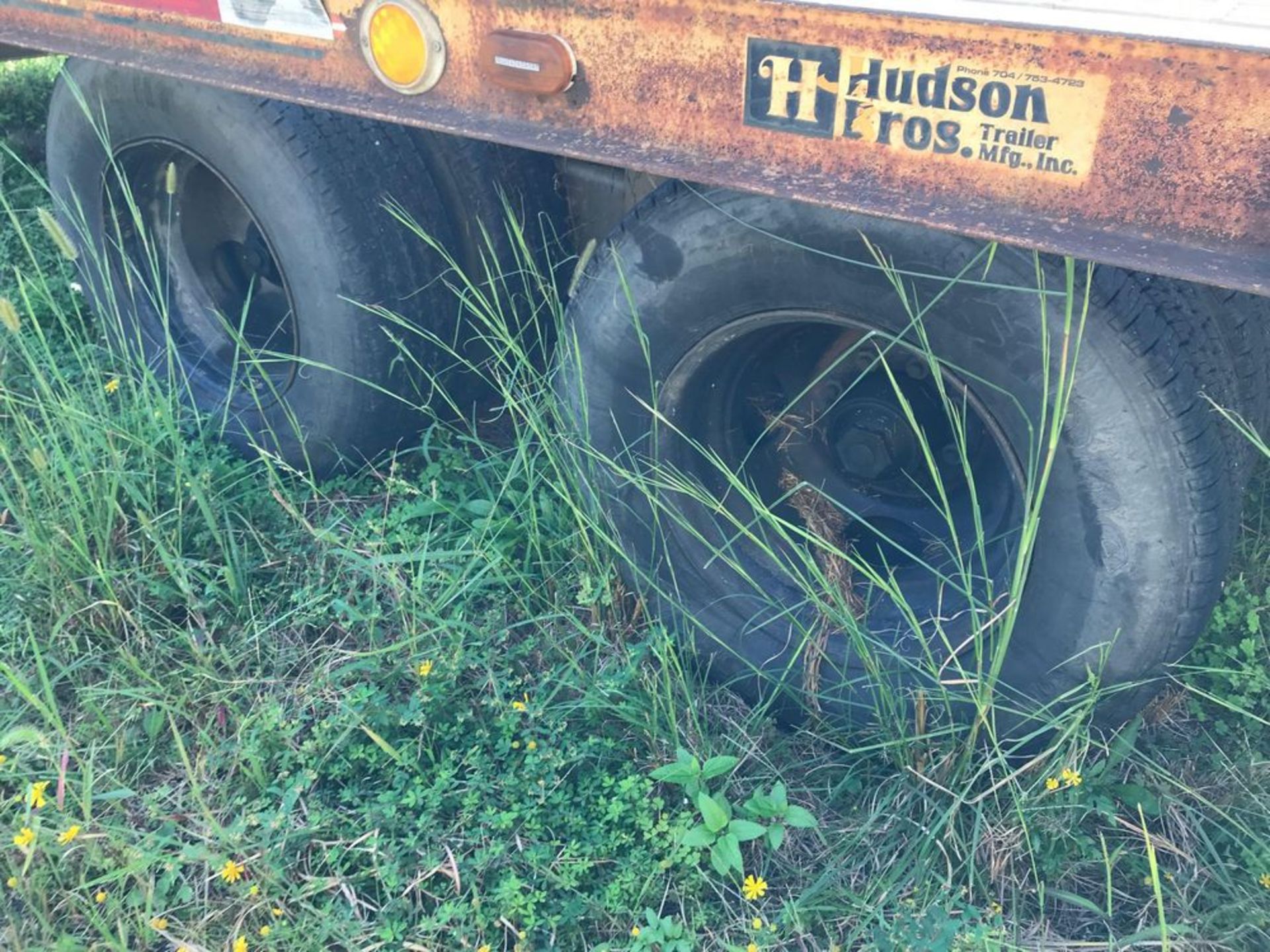 1991 HUDSON HTD 10 TON T/A EQUIPMENT TRAILER (CSX Unit# ET9104) - Image 8 of 16