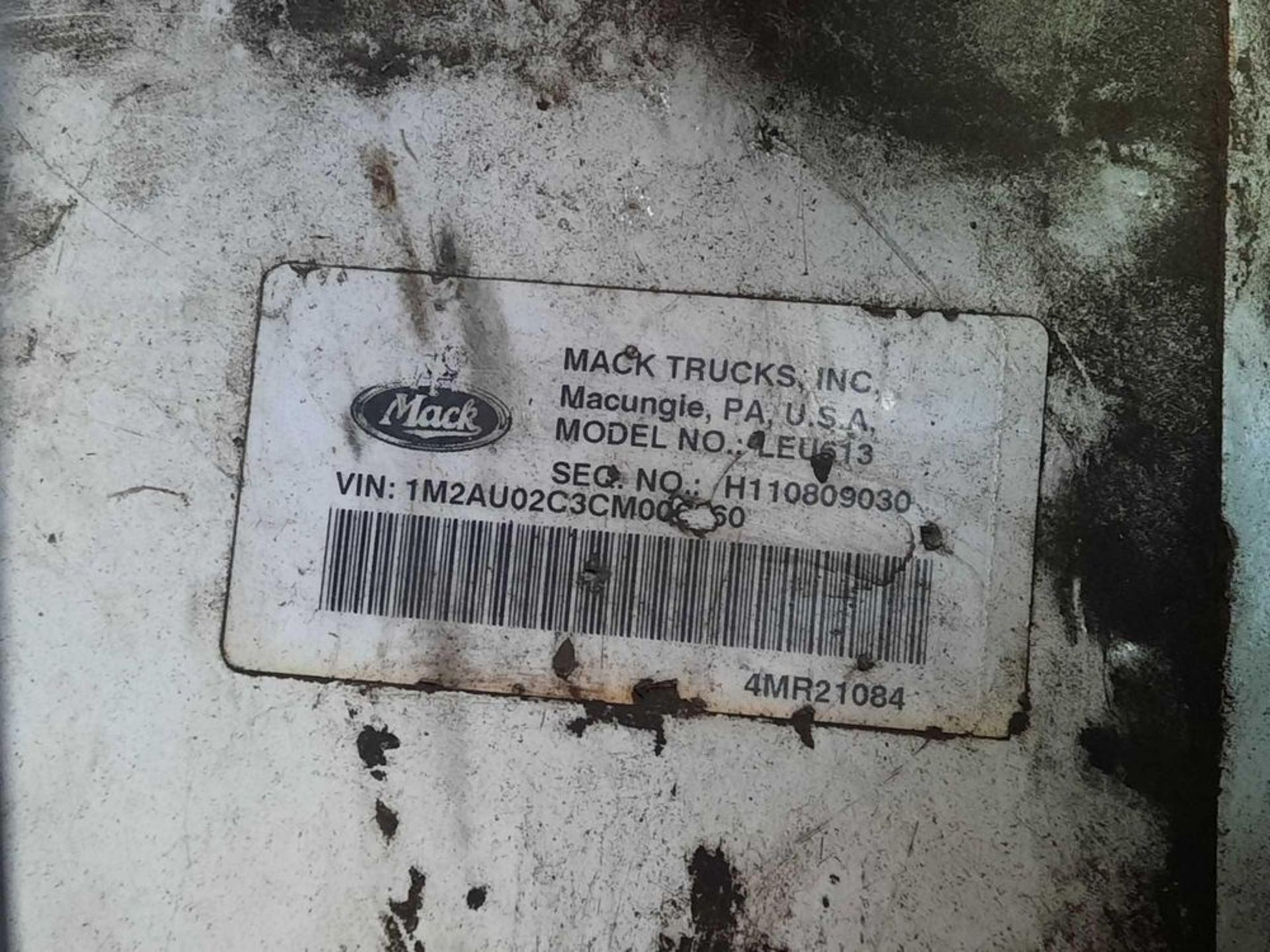 2012 MACK LE600 REFUSE PACKER TRASH TRUCK(HC UNIT: HC-2102-018) - Image 10 of 22