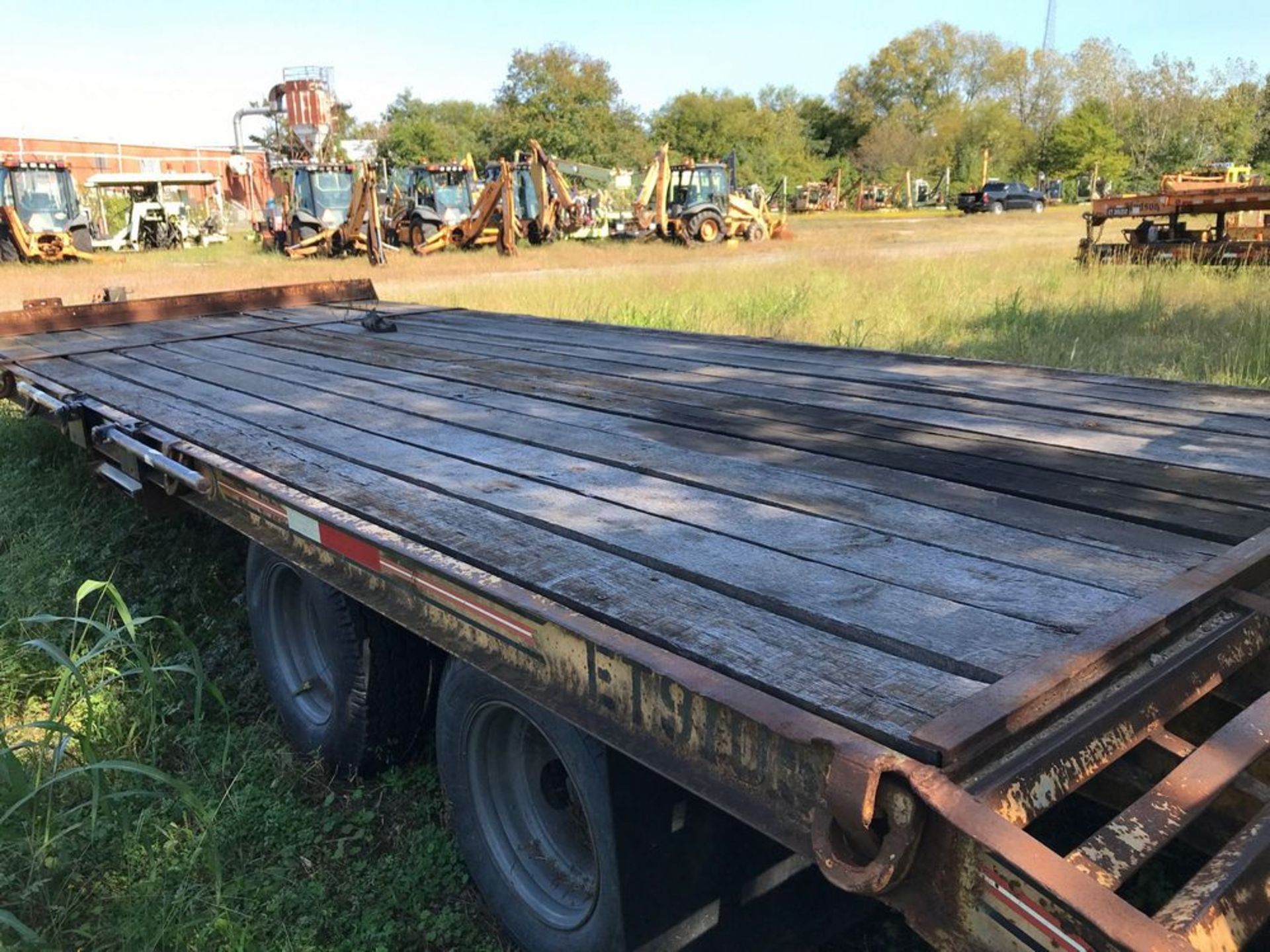 1991 HUDSON HTD18D 10 TON T/A EQUIPMENT TRAILER (CSX Unit# ET9105) - Image 14 of 17