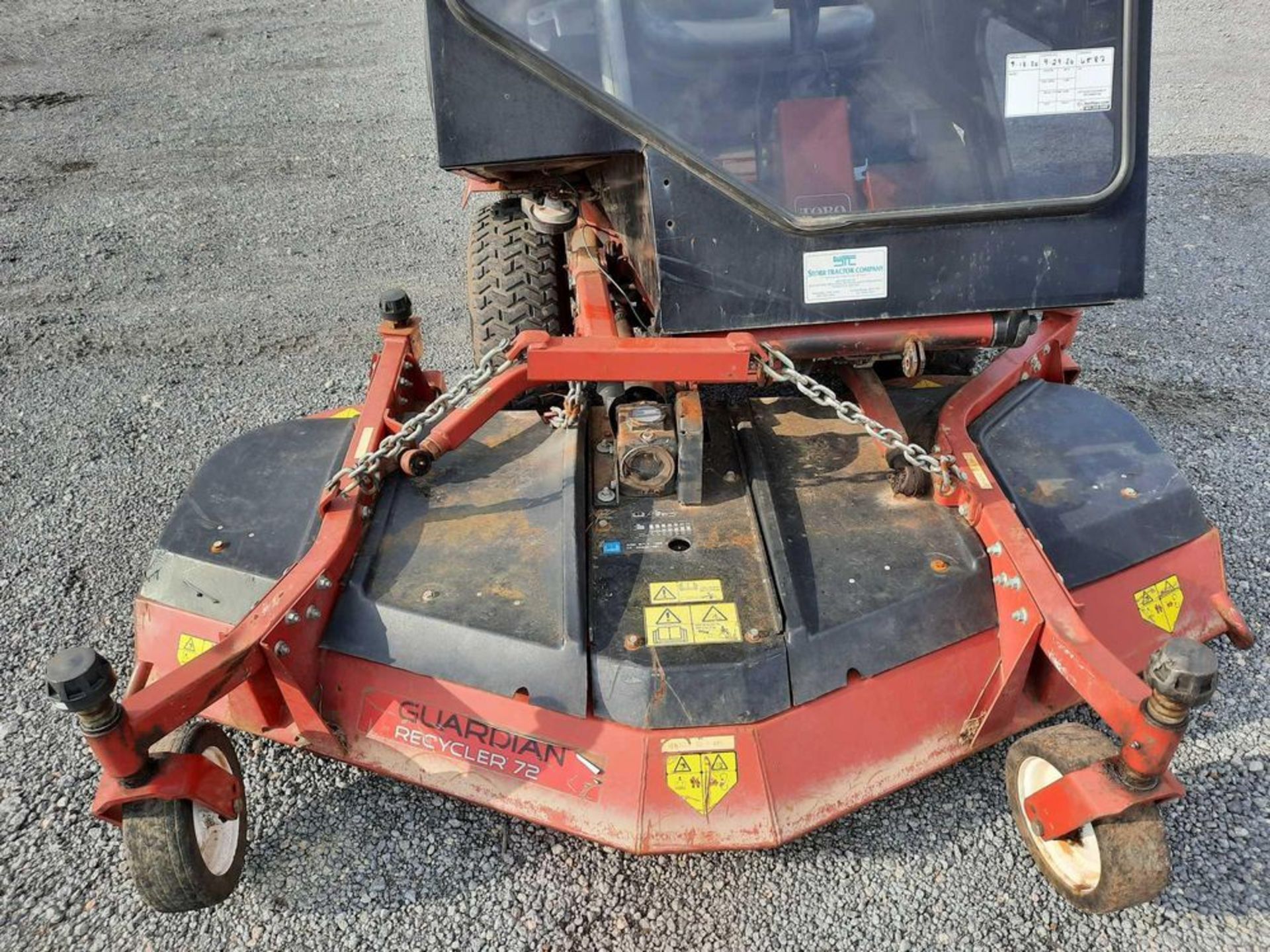 TORO 4X4 GROUNDMASTER MOWER SWEEPER - Image 5 of 16