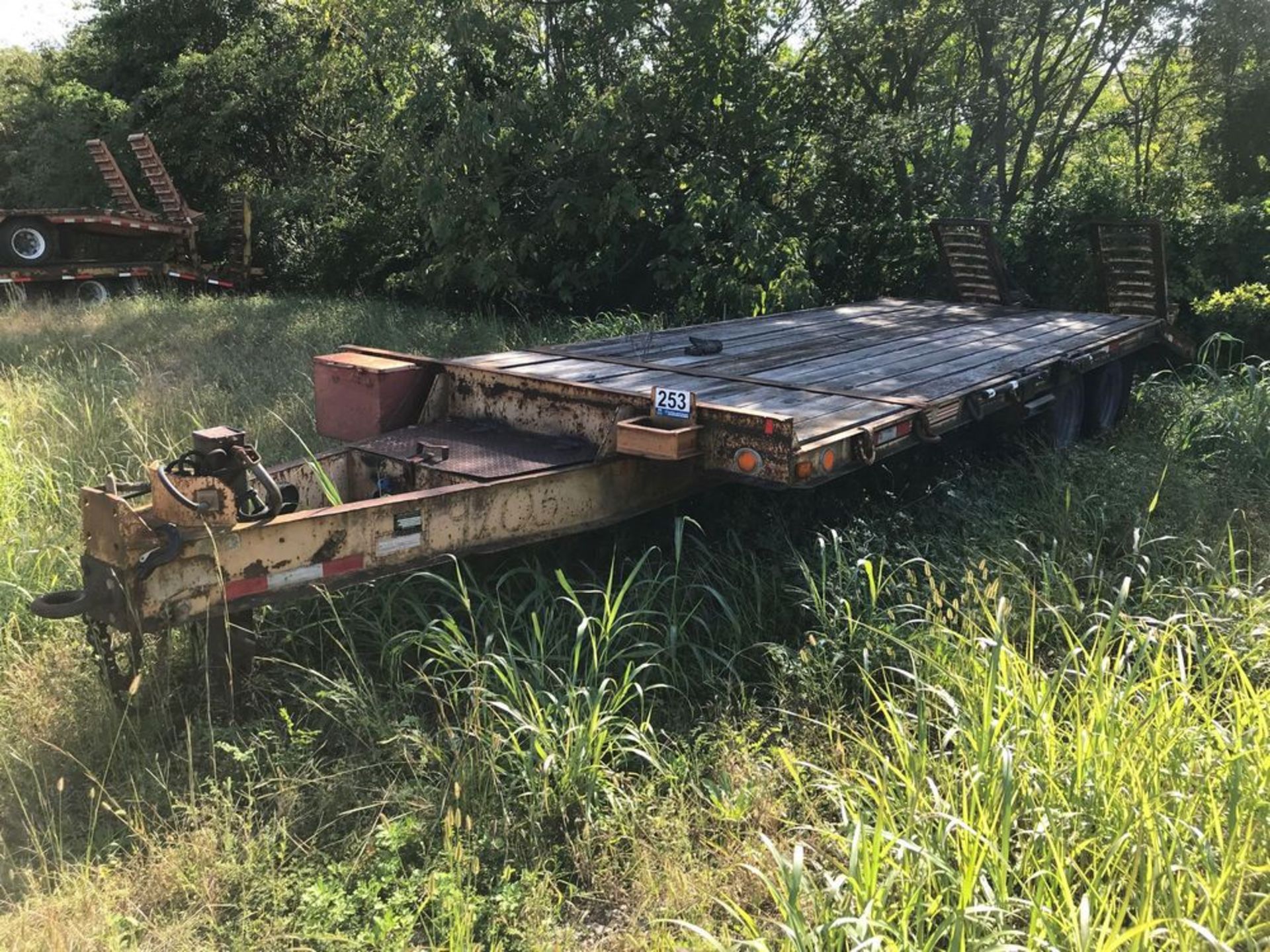 1991 HUDSON HTD18D 10 TON T/A EQUIPMENT TRAILER (CSX Unit# ET9105)