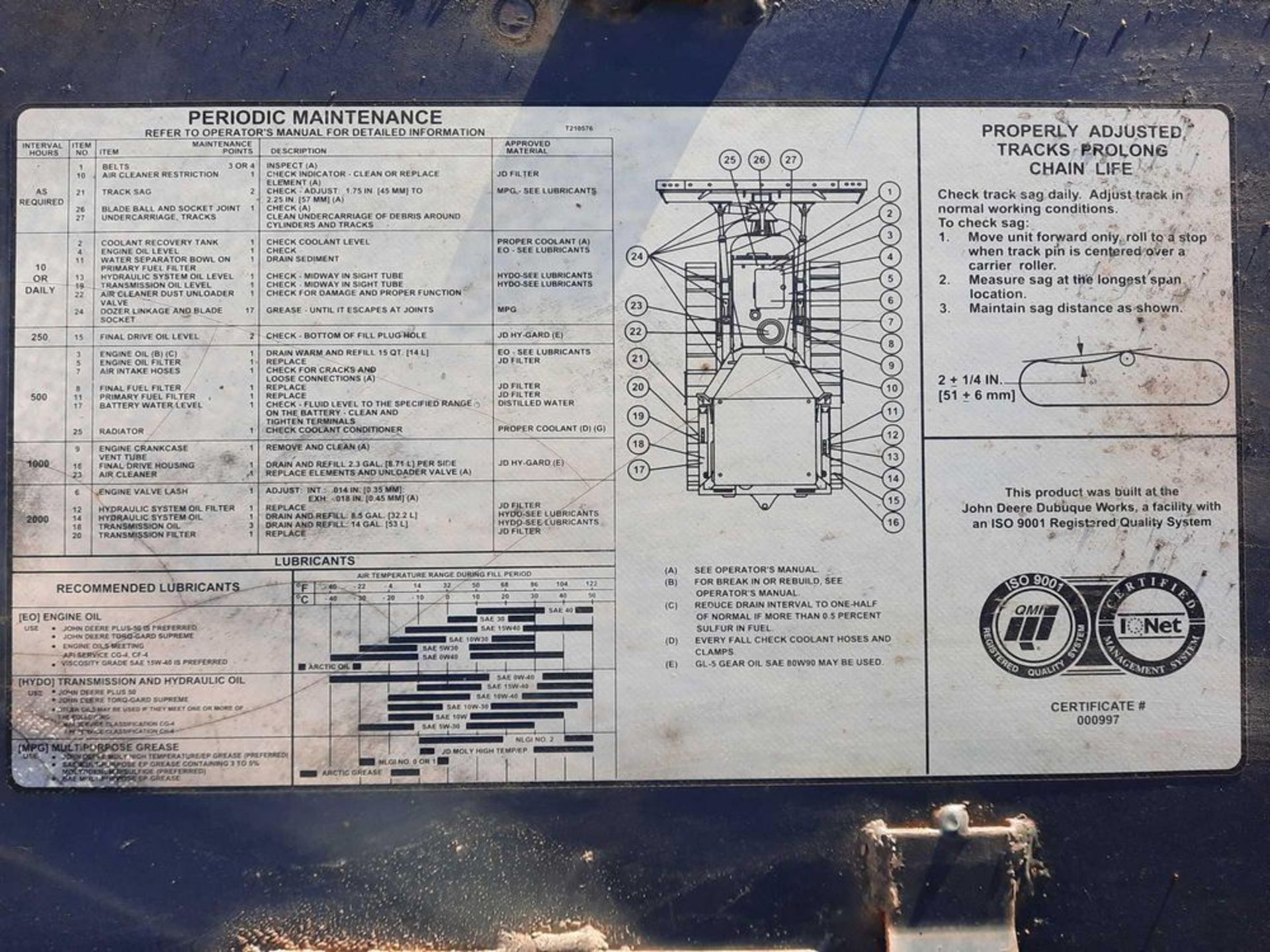 2005 JOHN DEERE 550J CRAWLER DOZER - Image 11 of 16