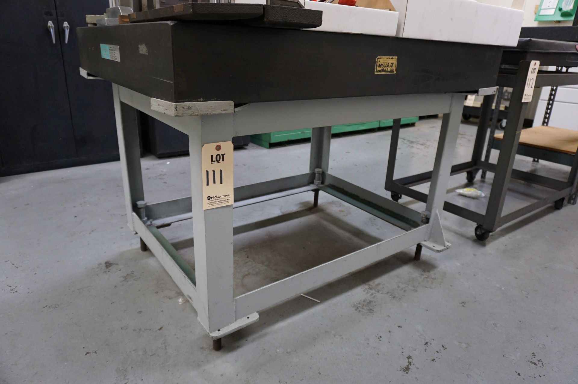 GRANITE INSPECTION TABLE , SURFACE PLATE DIMENSIONS 48" X 36"